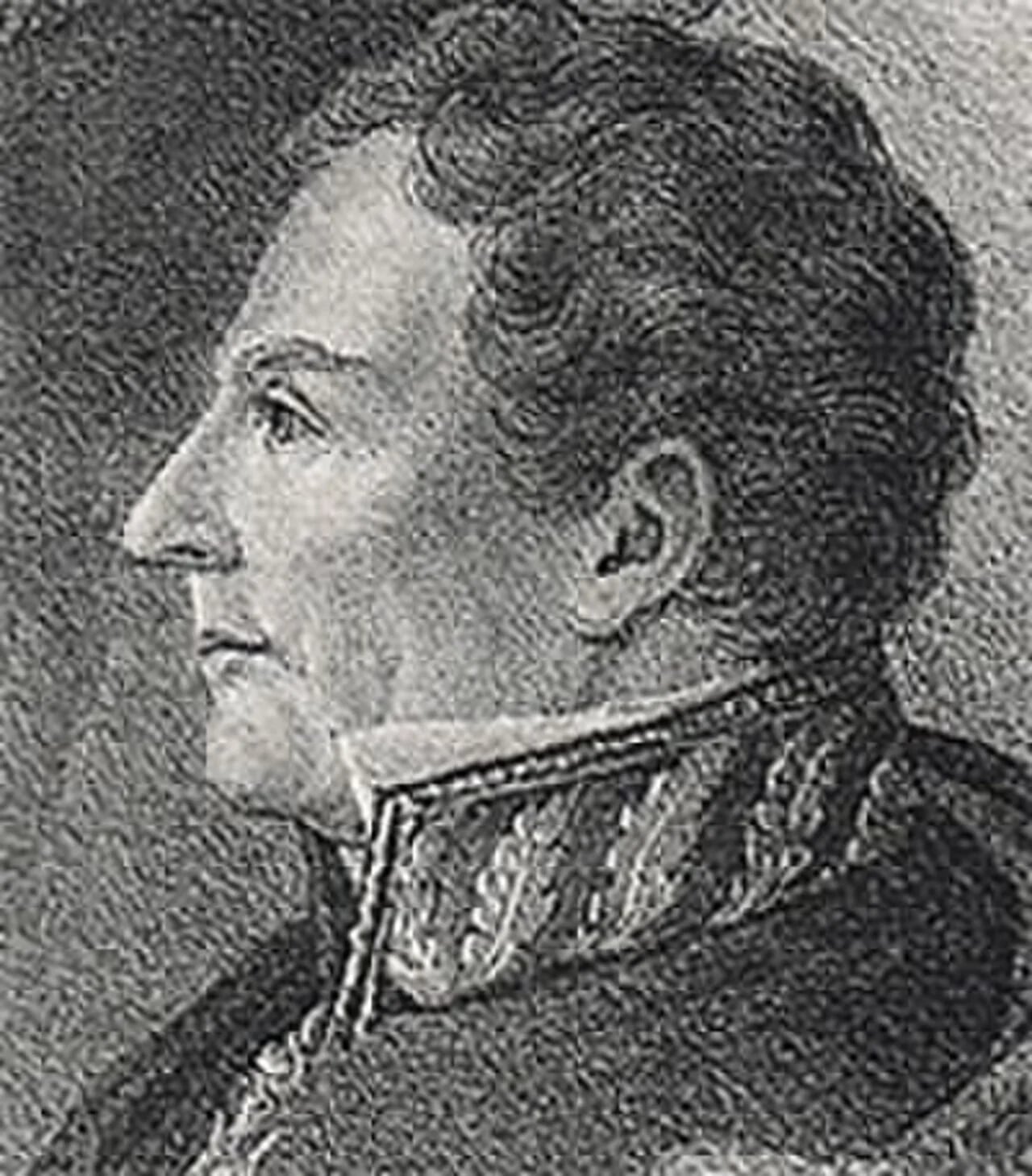 Porträt von Daniel Edelcreutz (1761–1828) – Gedenkseite