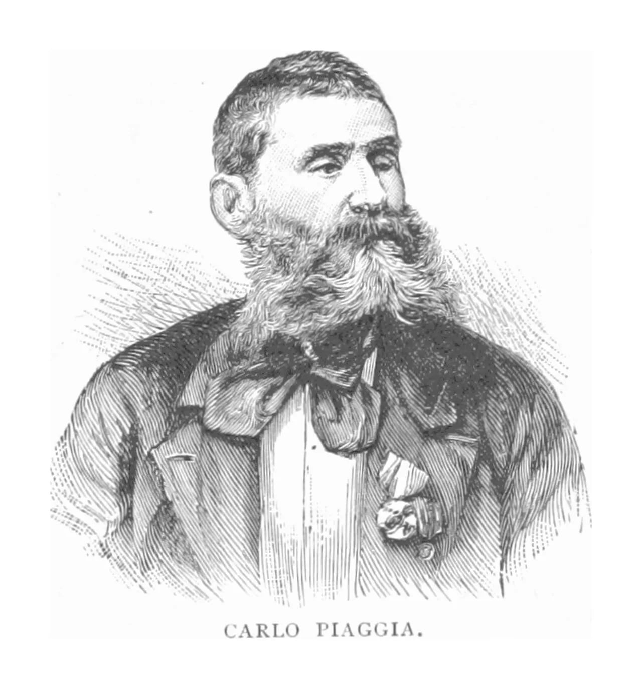 Portrait of Carlo Piaggia (1827–1882) – memorial page