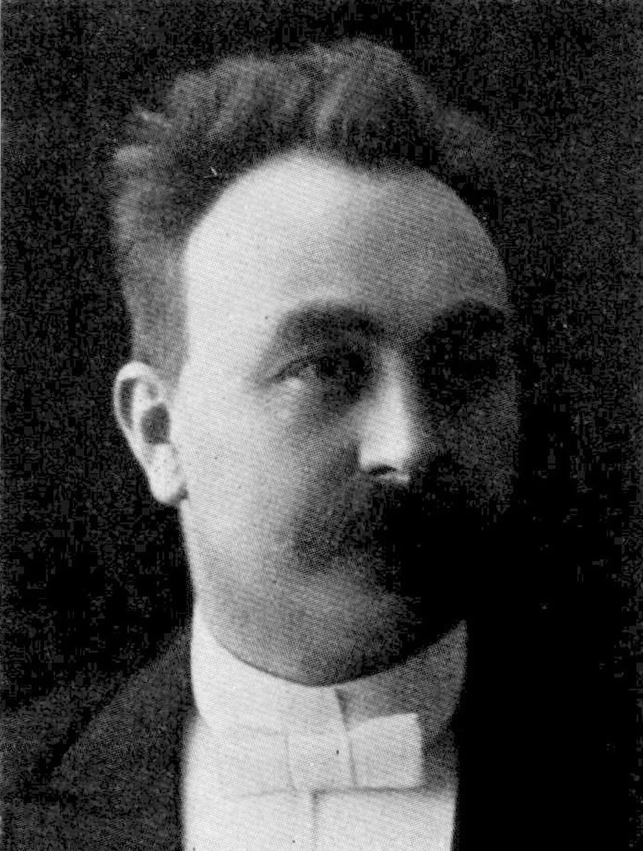 Porträt von Victor Ekerot (1874–1938) – Gedenkseite