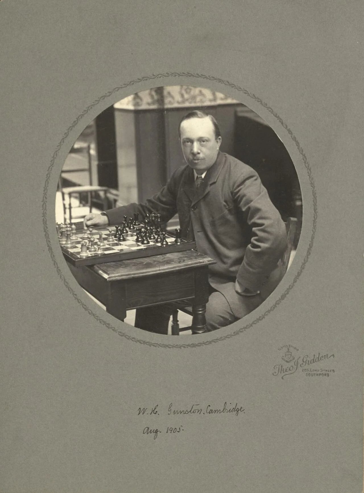 Portrait of William Hewison Gunston (1856–1941) – memorial page