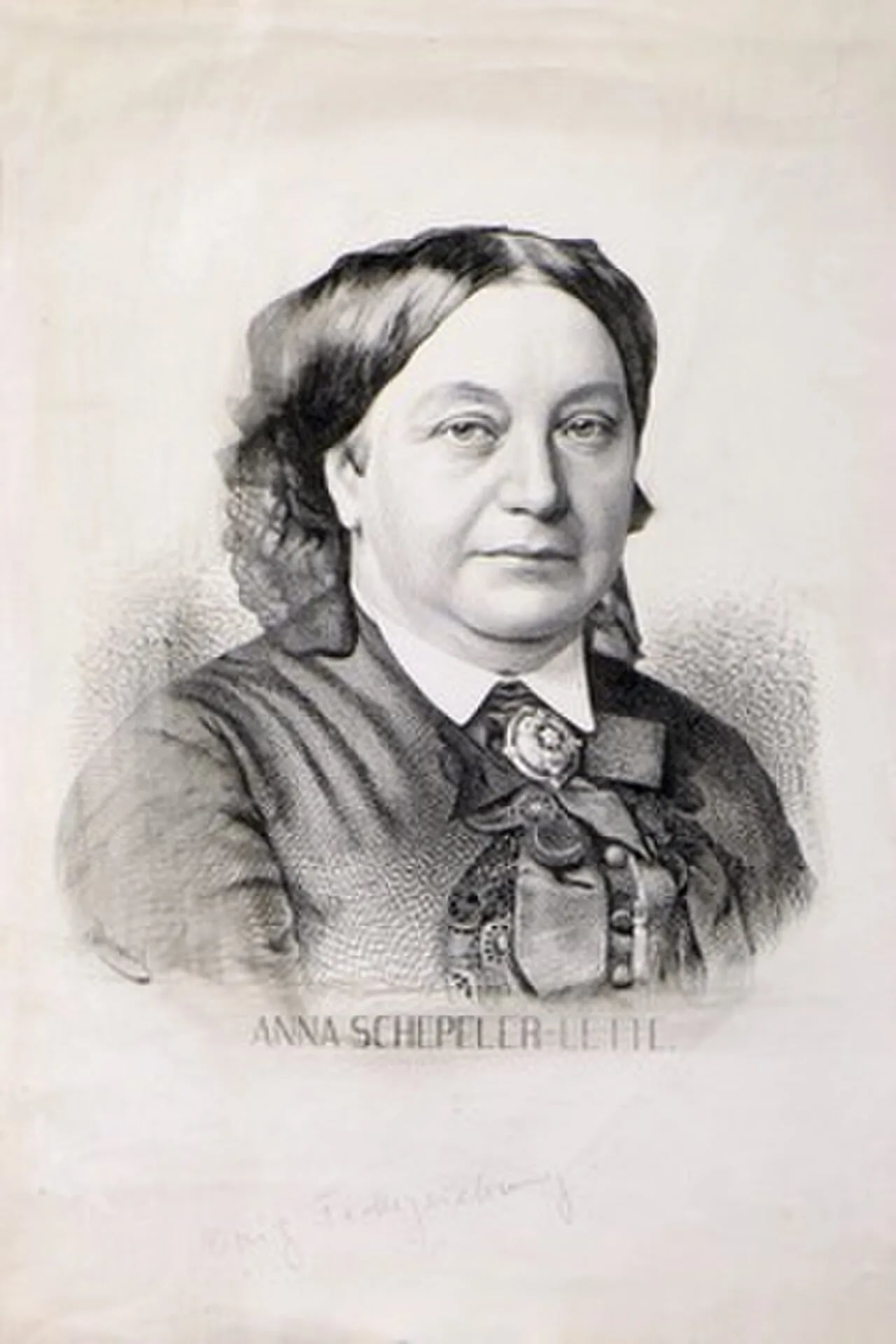 Portrait of Anna Schepeler-Lette (1829–1897) – memorial page