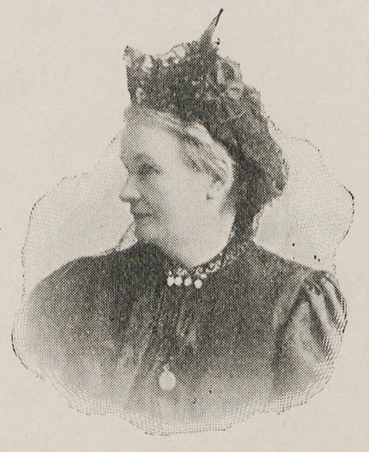 Porträt von Anna Simson (1835–1916) – Gedenkseite
