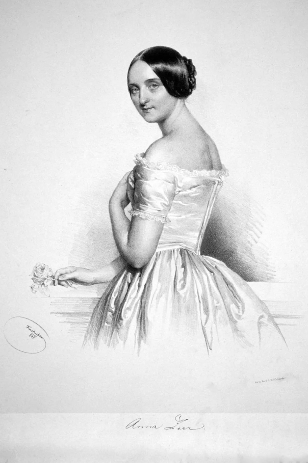 Porträt von Anna Zerr (1822–1881) – Gedenkseite