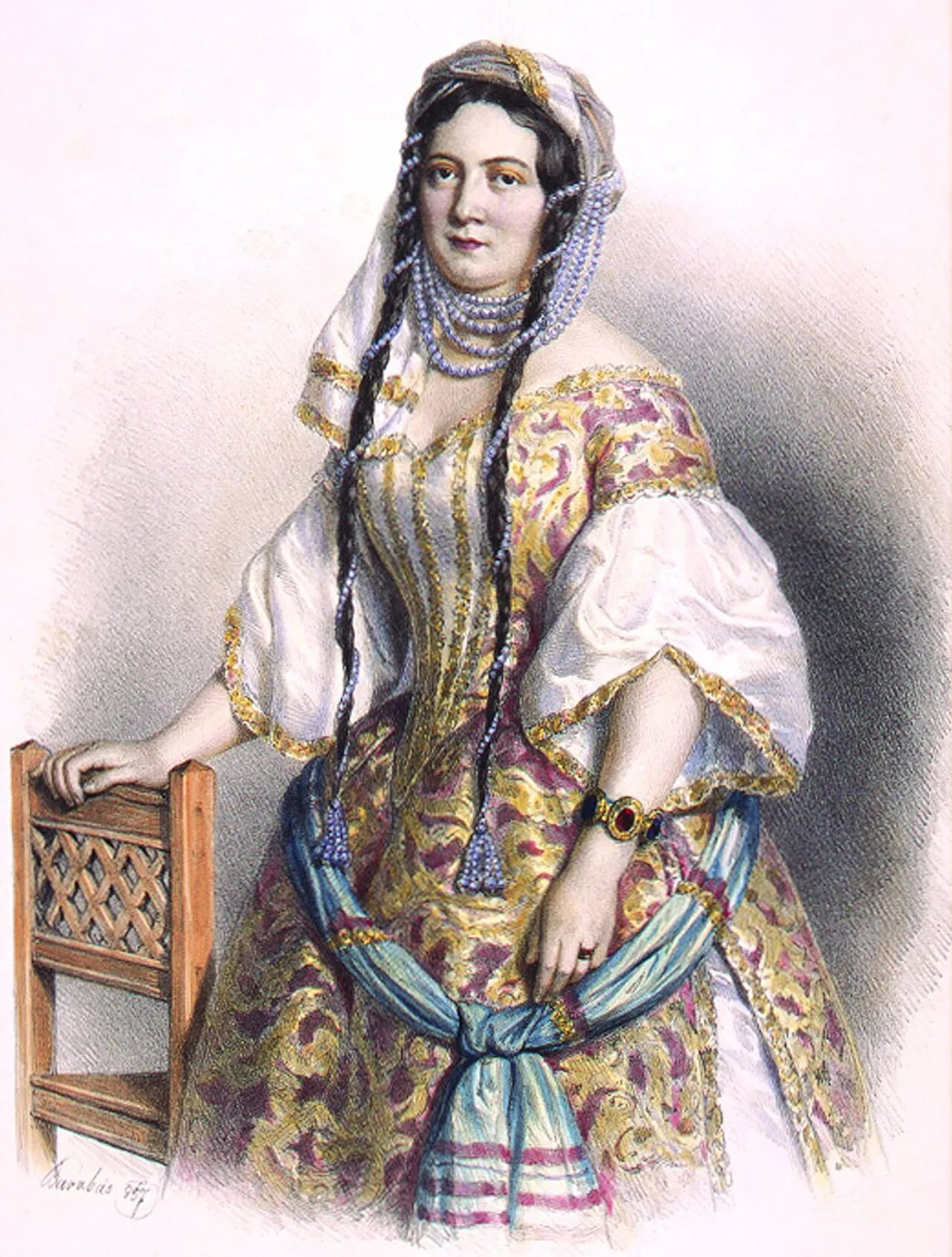 Porträt von Josefine Ernst-Kaiser (1827–1873) – Gedenkseite
