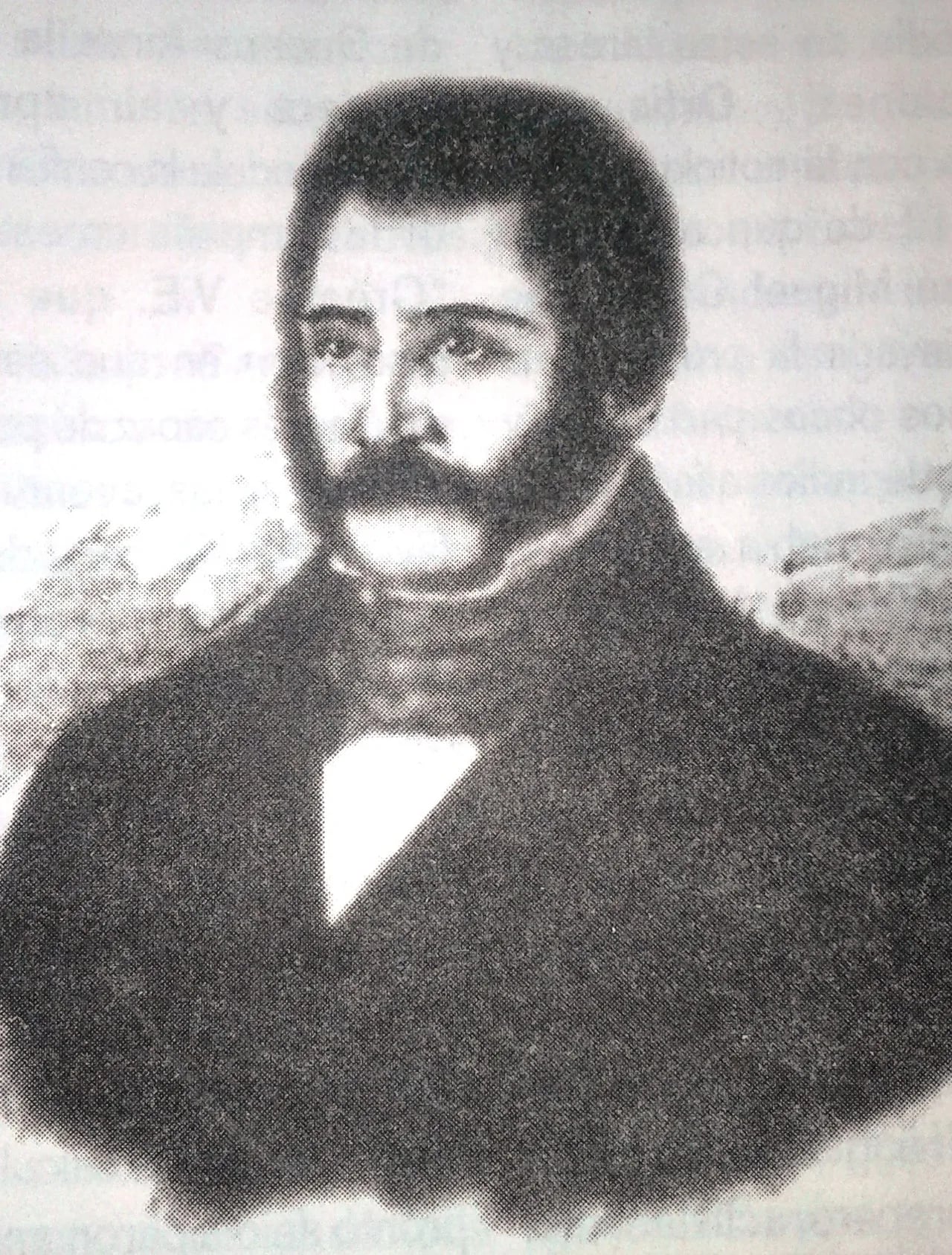 Porträt von José Santos Ortiz (1784–1835) – Gedenkseite