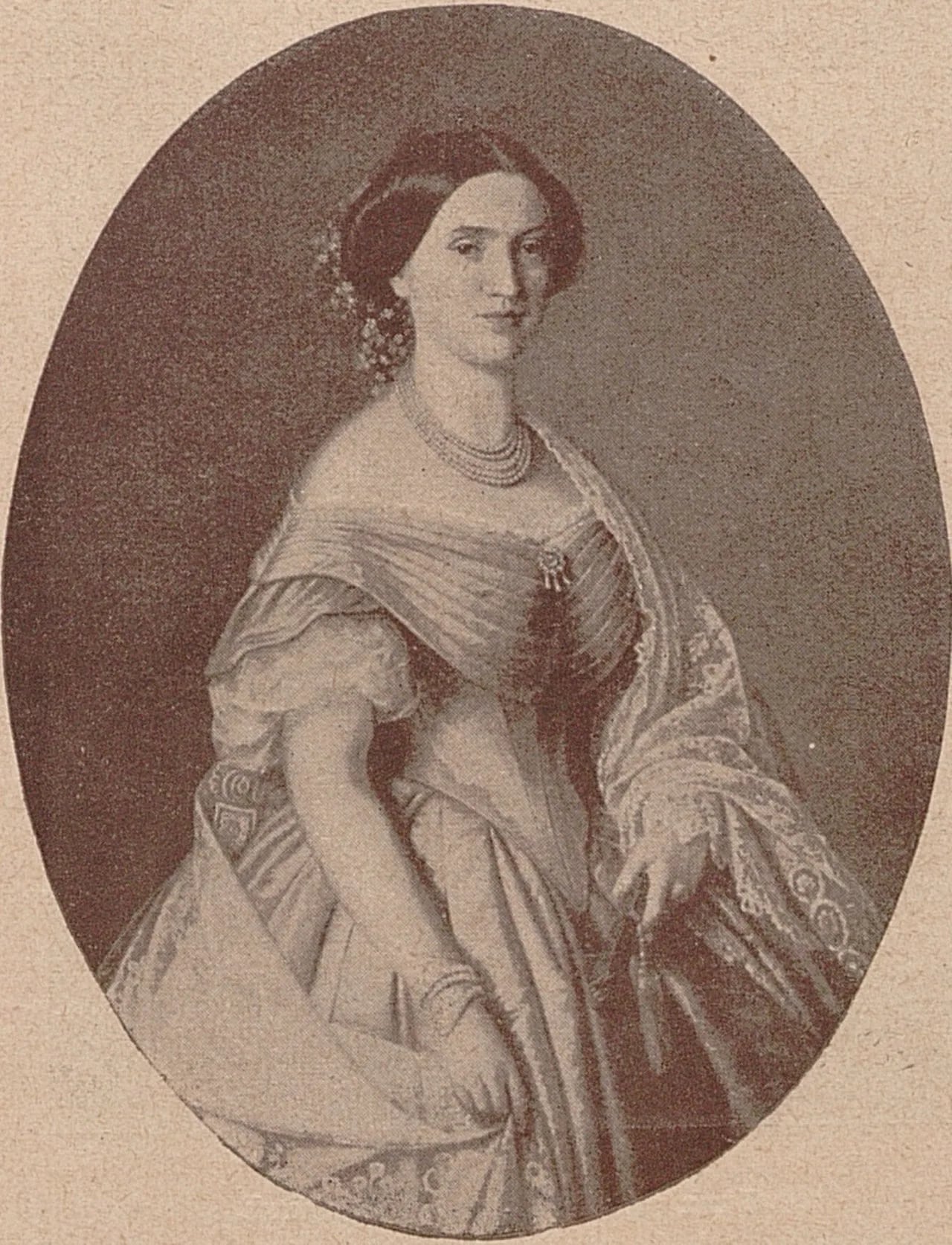 Porträt von Anna von der Asseburg (1830–1905) – Gedenkseite
