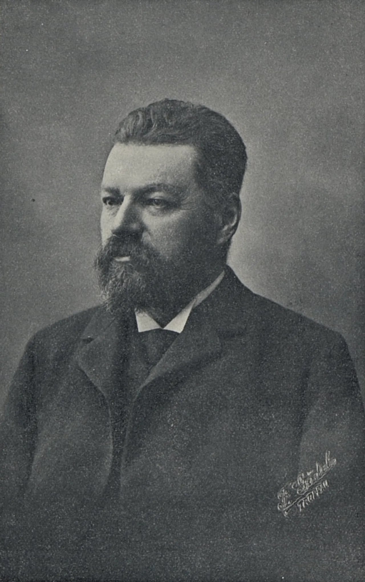 Porträt von Emil Rochowanski (1845–1908) – Gedenkseite