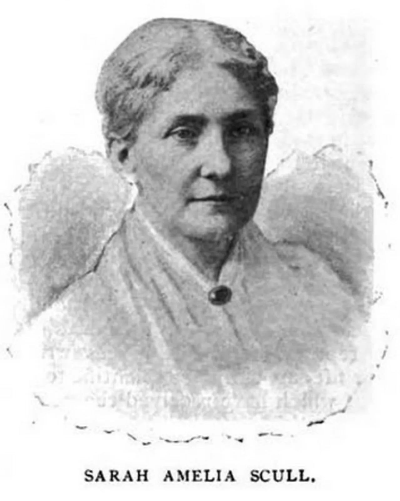 Porträt von Sarah Amelia Scull (1834–1913) – Gedenkseite