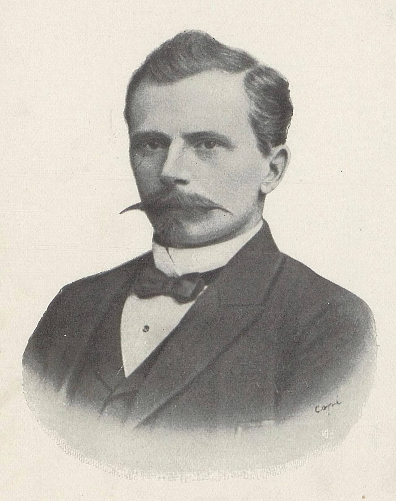 Porträt von Hans Tambs Lyche (1859–1898) – Gedenkseite