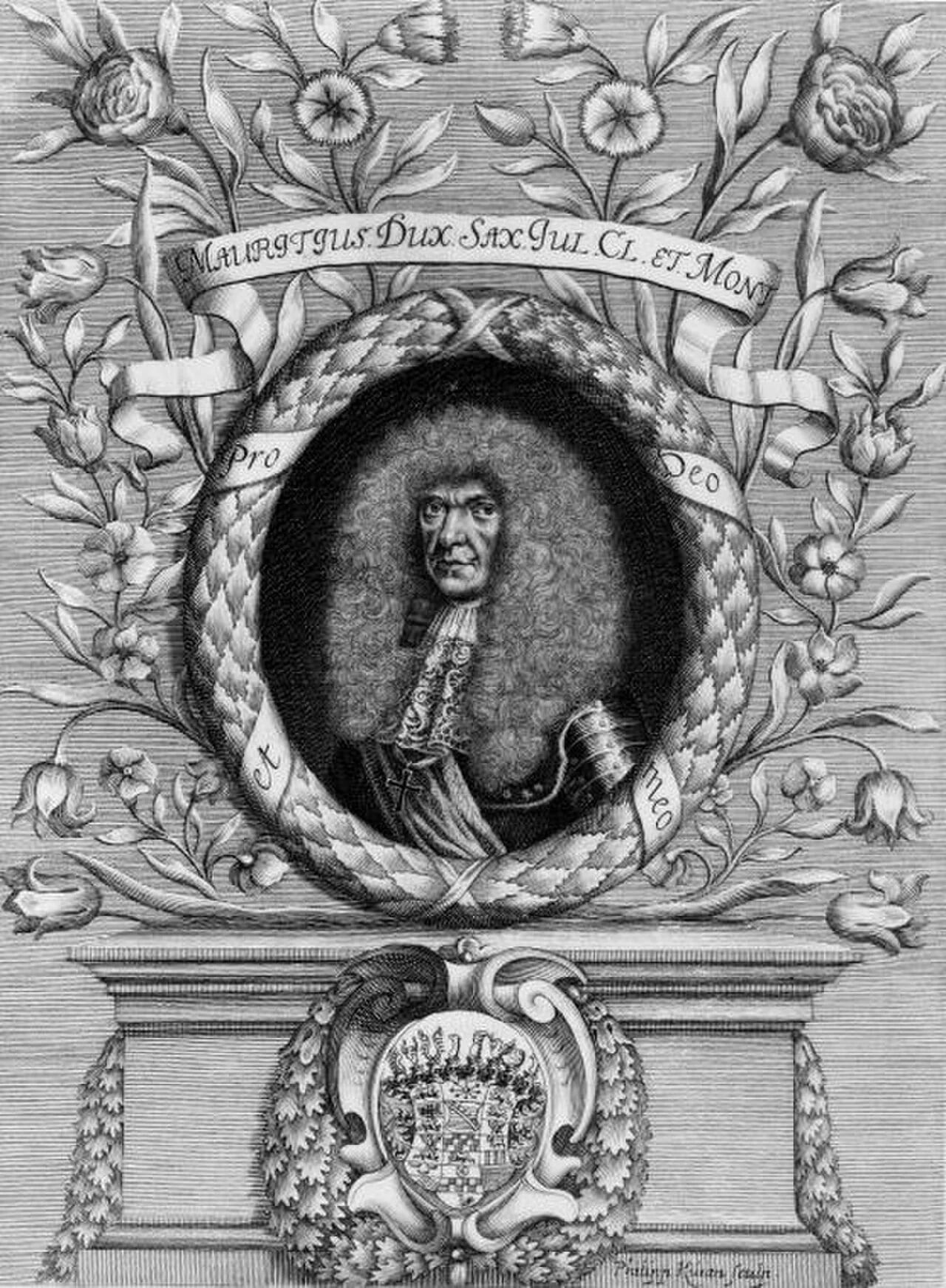 Porträt von Moritz (1619–1681) – Gedenkseite