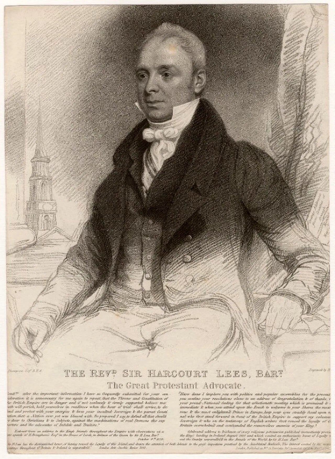 Porträt von Harcourt Lees (1776–1852) – Gedenkseite