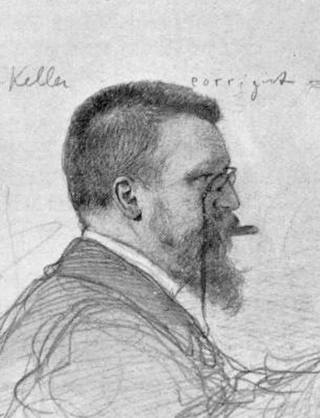 Portrait of Ferdinand Keller (1842–1922) – memorial page