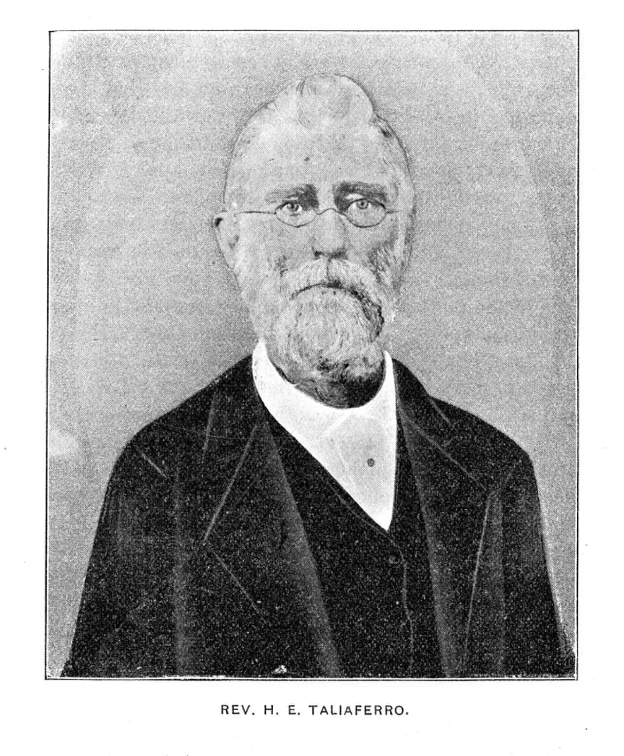 Porträt von Hardin E. Taliaferro (1811–1875) – Gedenkseite