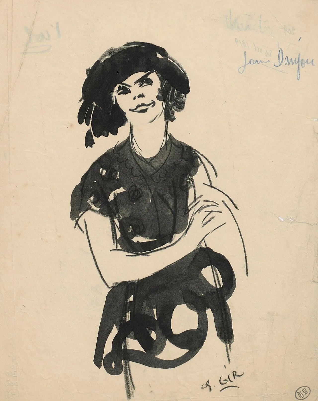 Portrait of Jane Danjou (1885–1926) – memorial page