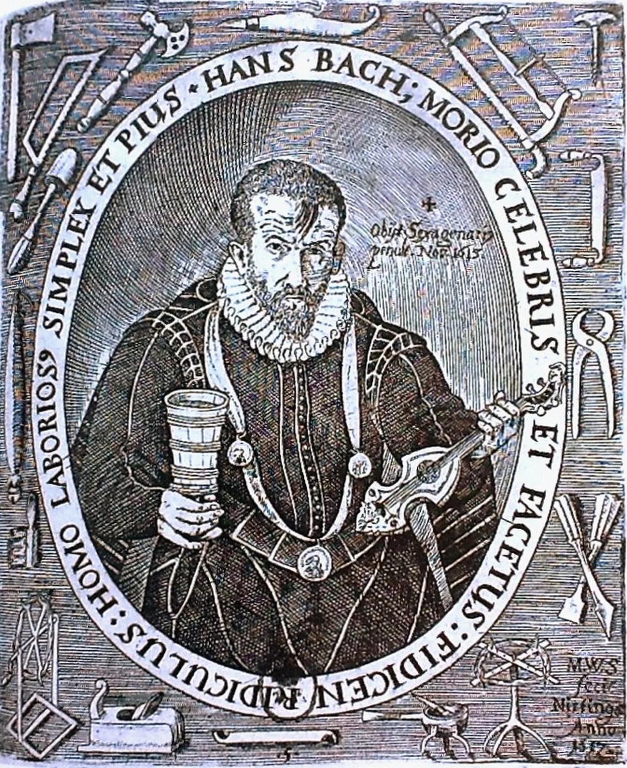 Porträt von Hans Bach (1555–1615) – Gedenkseite