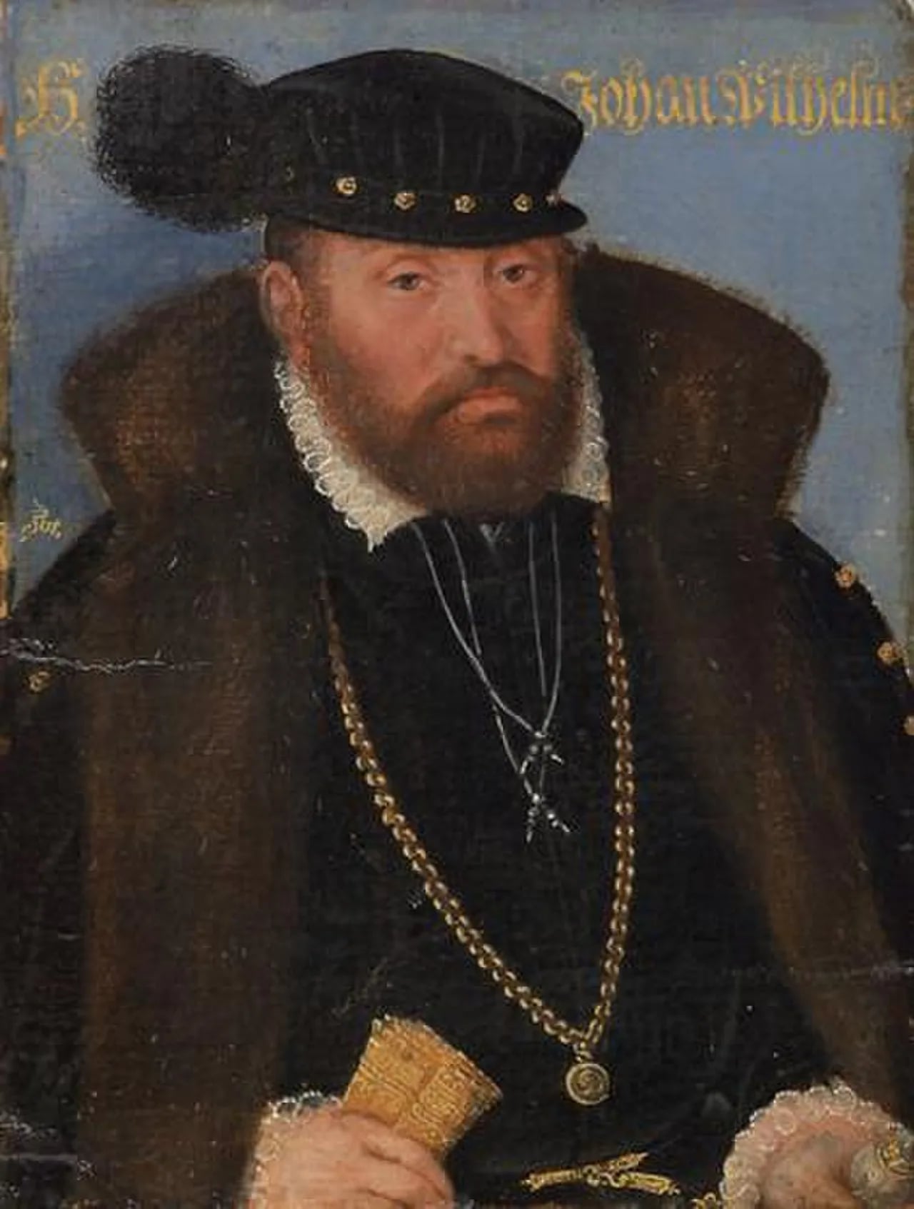 Porträt von Johann Wilhelm (1530–1573) – Gedenkseite
