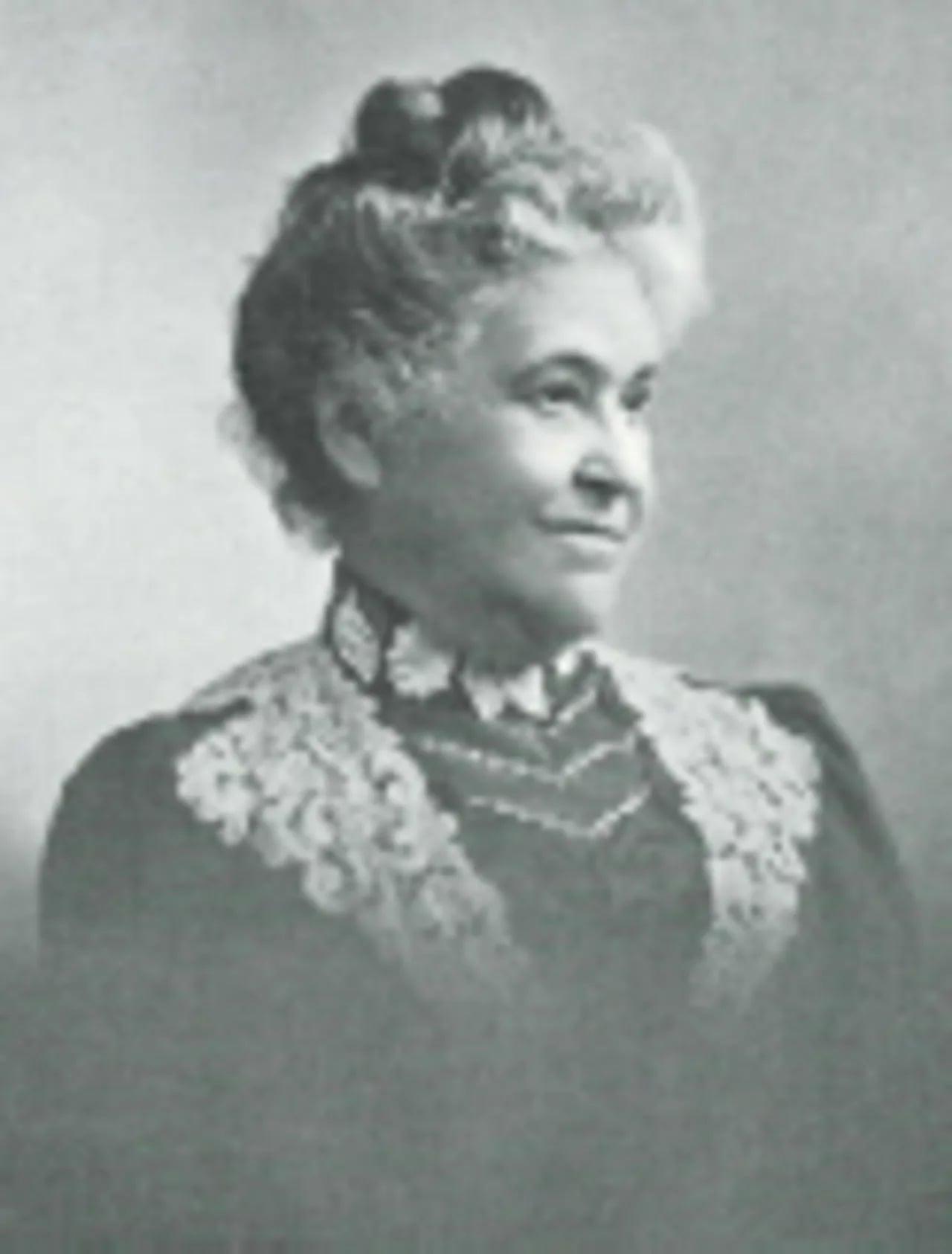 Porträt von Minerva Sanders (1837–1912) – Gedenkseite