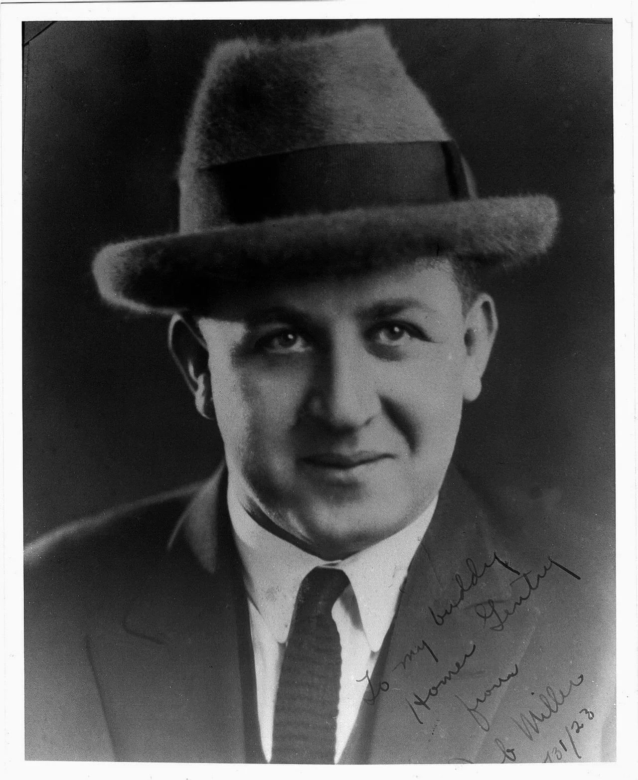 Portrait of Bob Miller (1895–1955) – memorial page