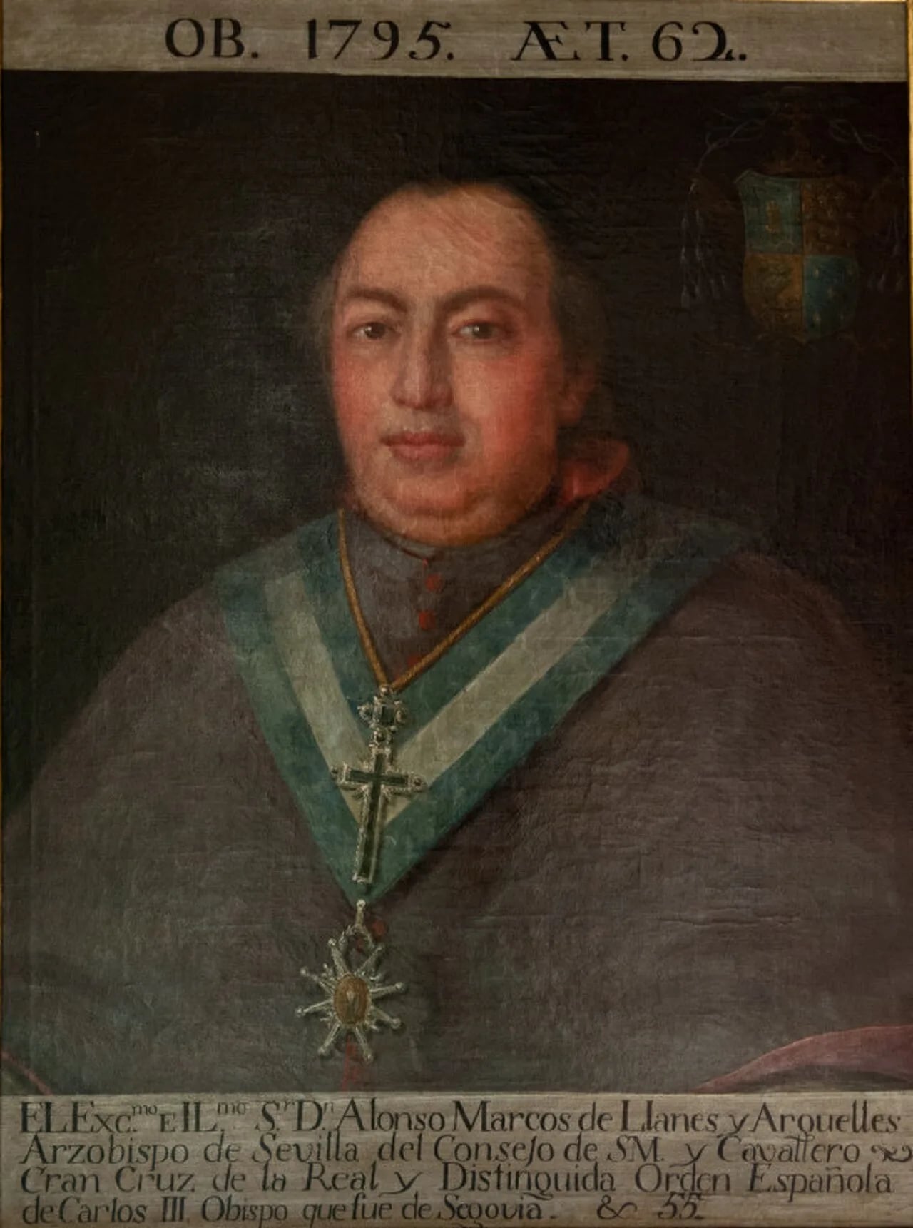Porträt von Alonso Marcos de Llanes Argüelles (1732–1795) – Gedenkseite