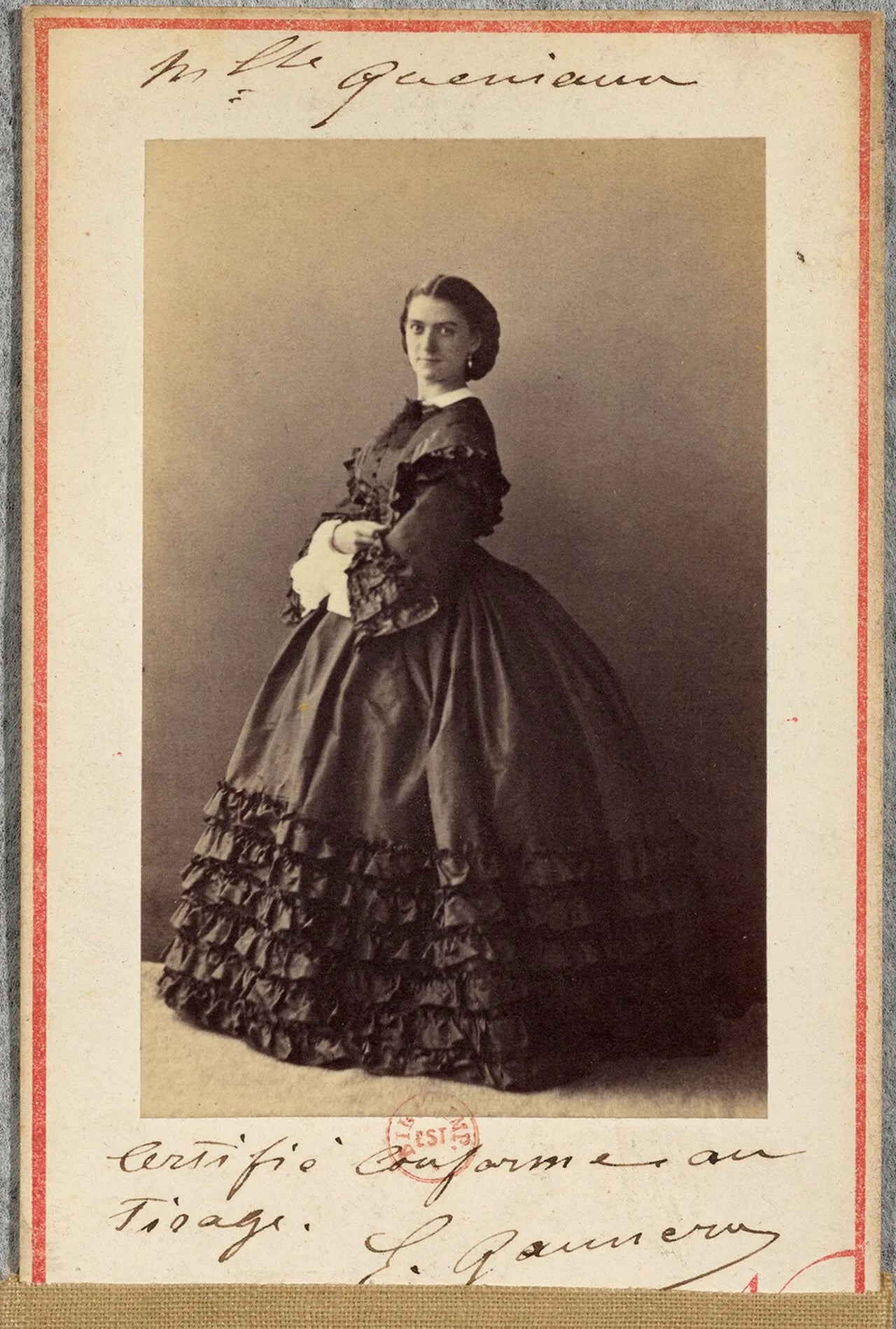 Portrait of Constance Quéniaux (1832–1908) – memorial page