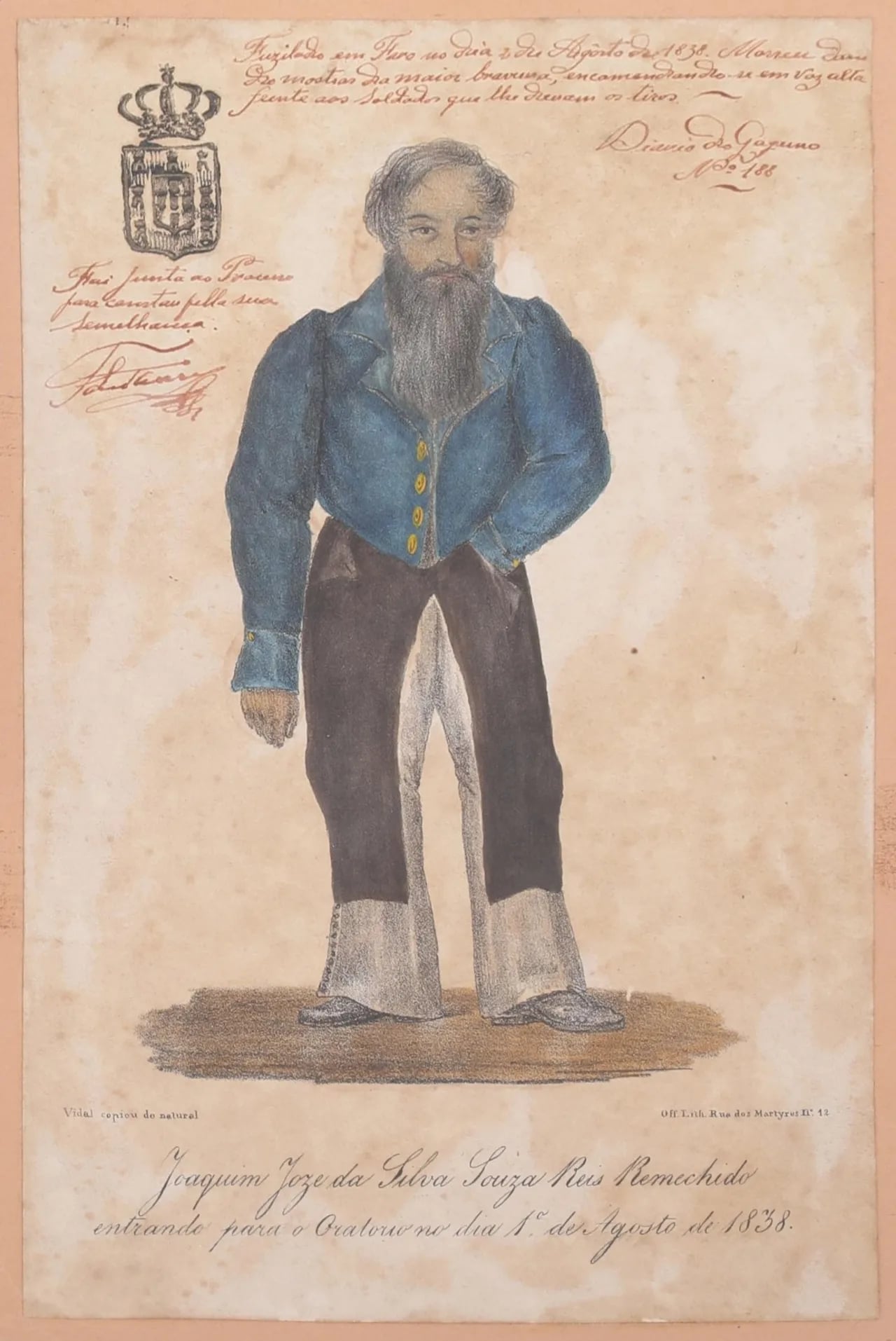 Portrait of Remexido (1796–1838) – memorial page