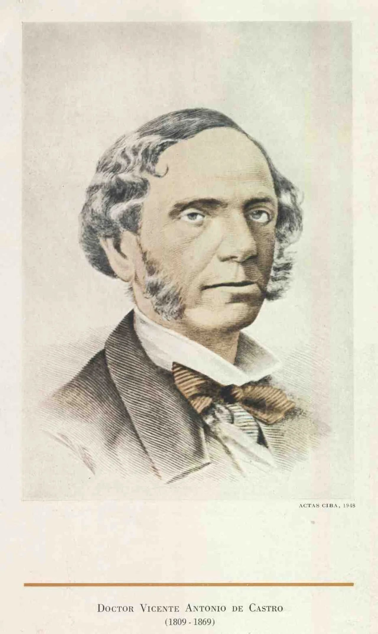 Portrait of Vicente Antonio de Castro y Bermúdez (1809–1869) – memorial page