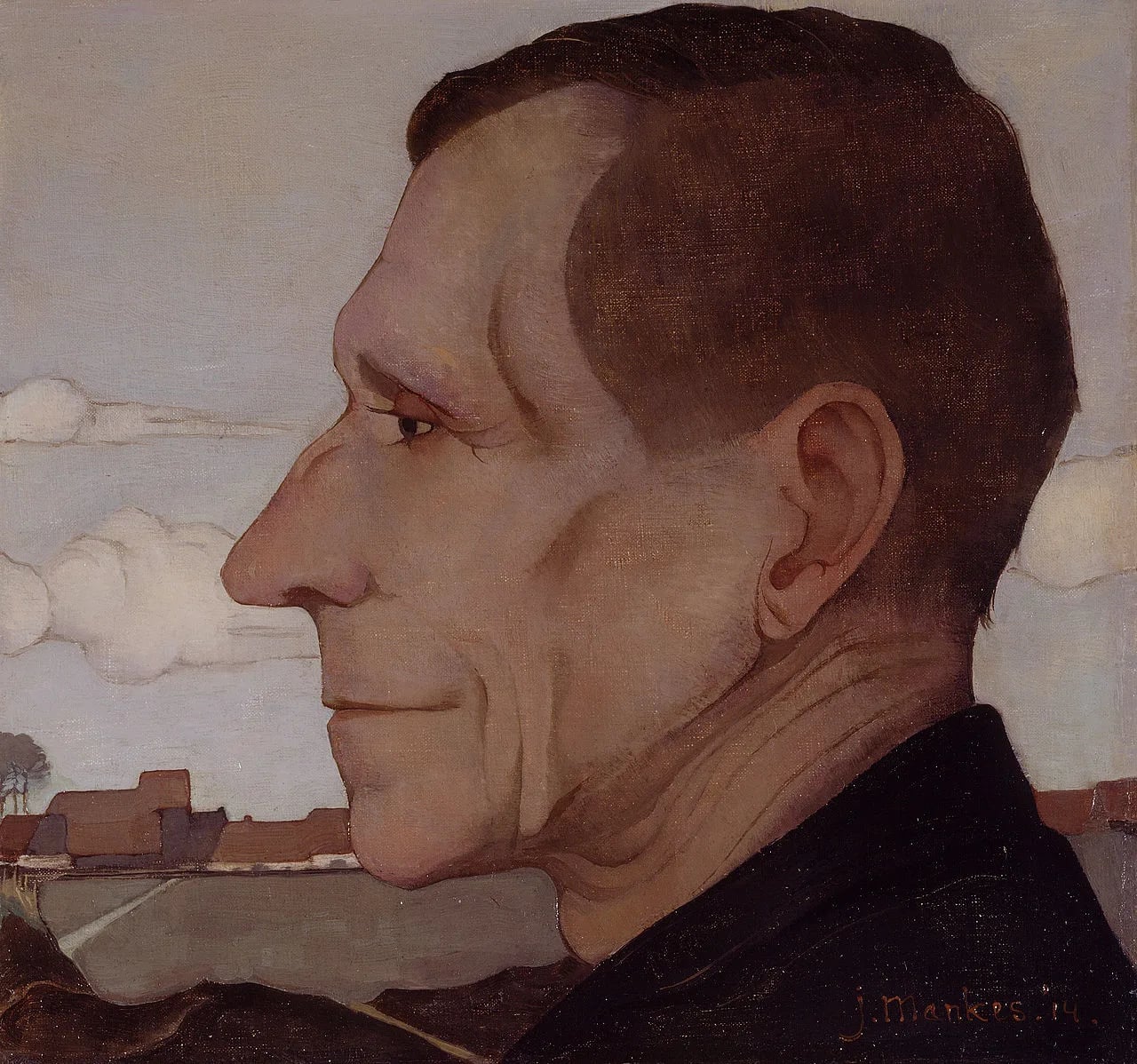 Porträt von Beint Jans Mankes (1850–1916) – Gedenkseite