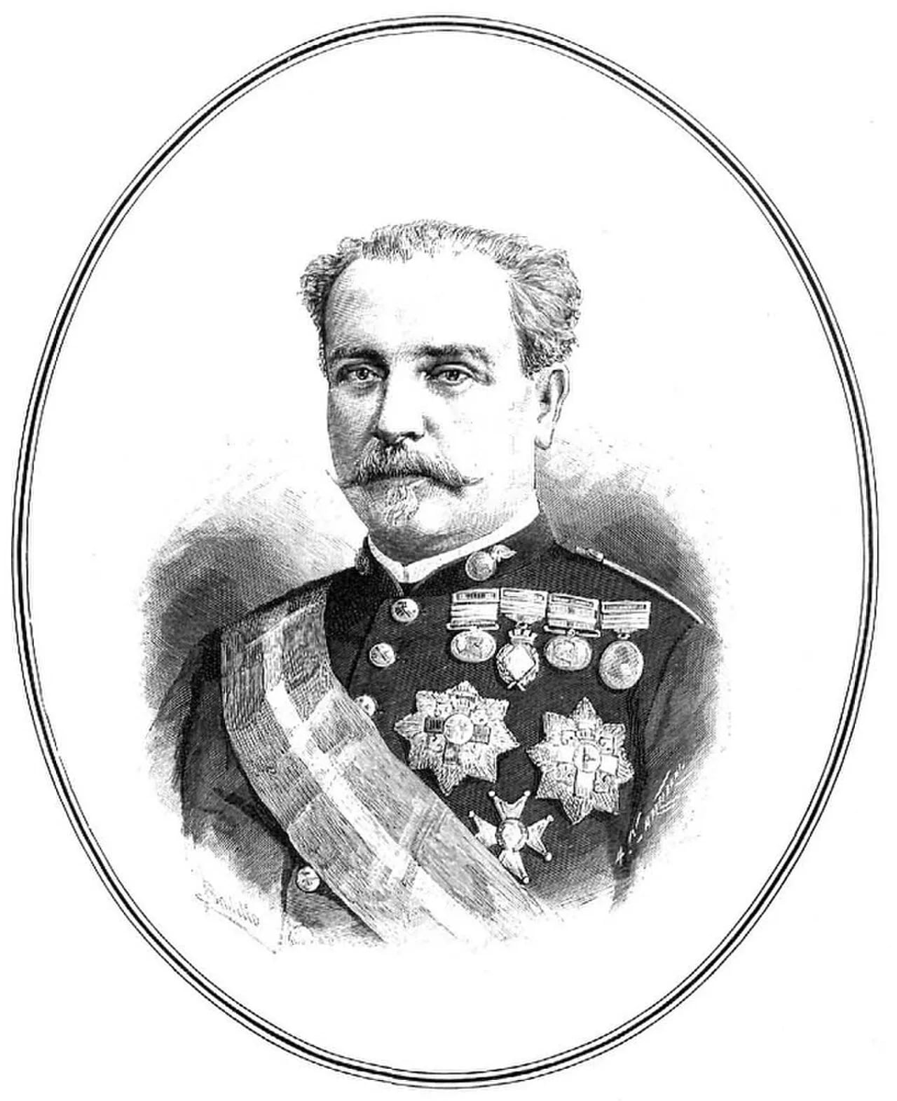 Porträt von Manuel Cassola Fernández (1837–1890) – Gedenkseite