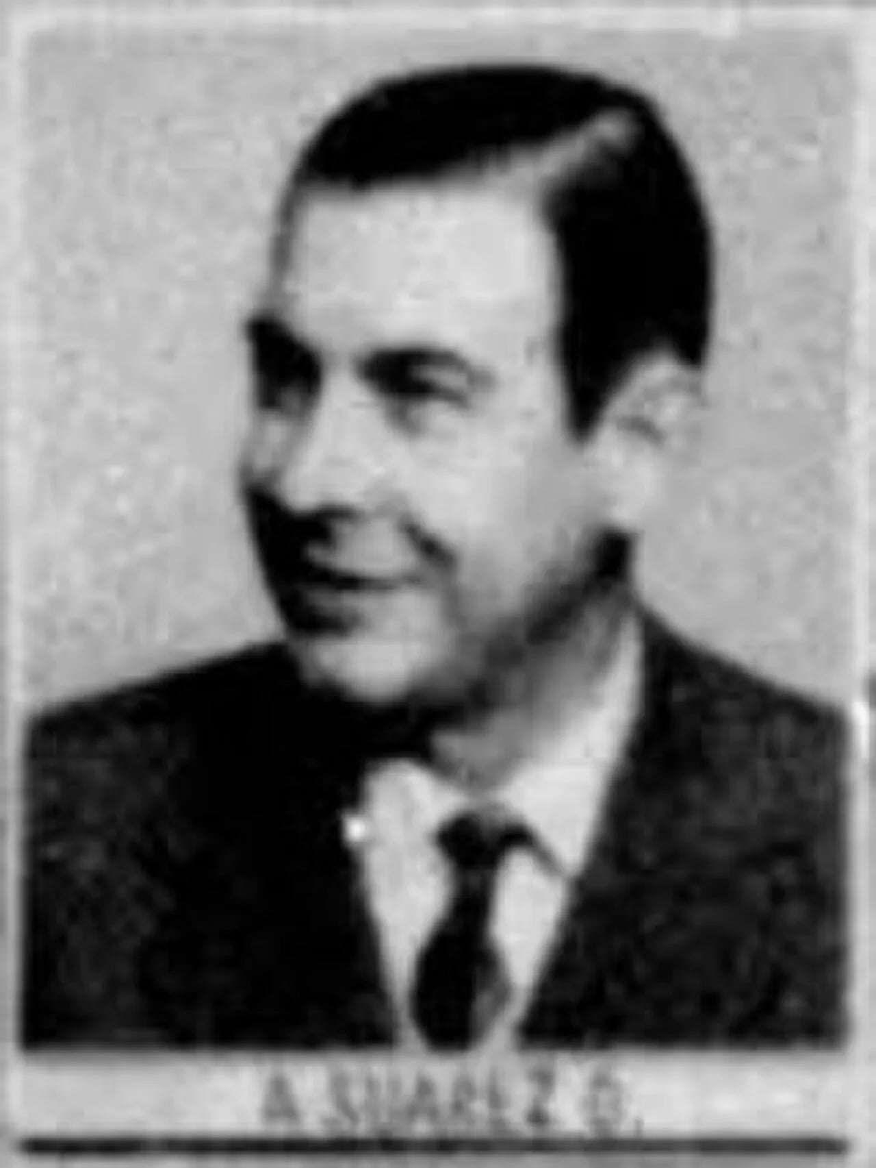 Porträt von Alfonso Suárez Obiol (1924–1988) – Gedenkseite