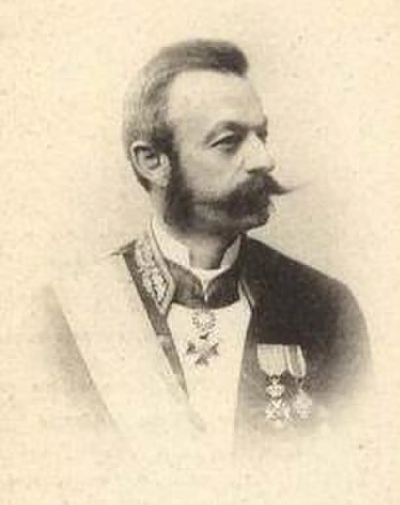 Portrait of Jules de Burlet (1844–1897) – memorial page