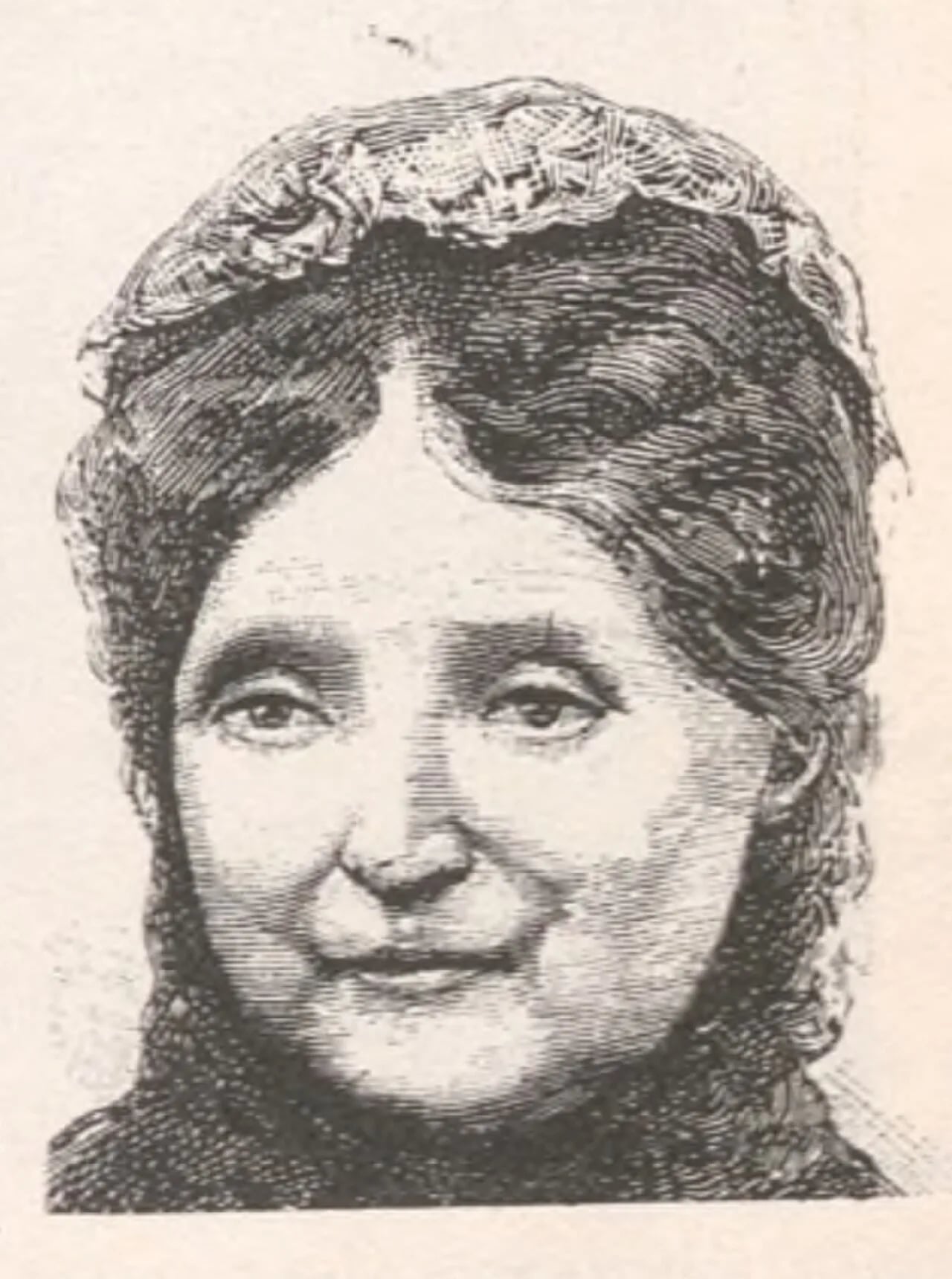 Porträt von Antonia Díaz Fernández de Lamarque (1827–1892) – Gedenkseite