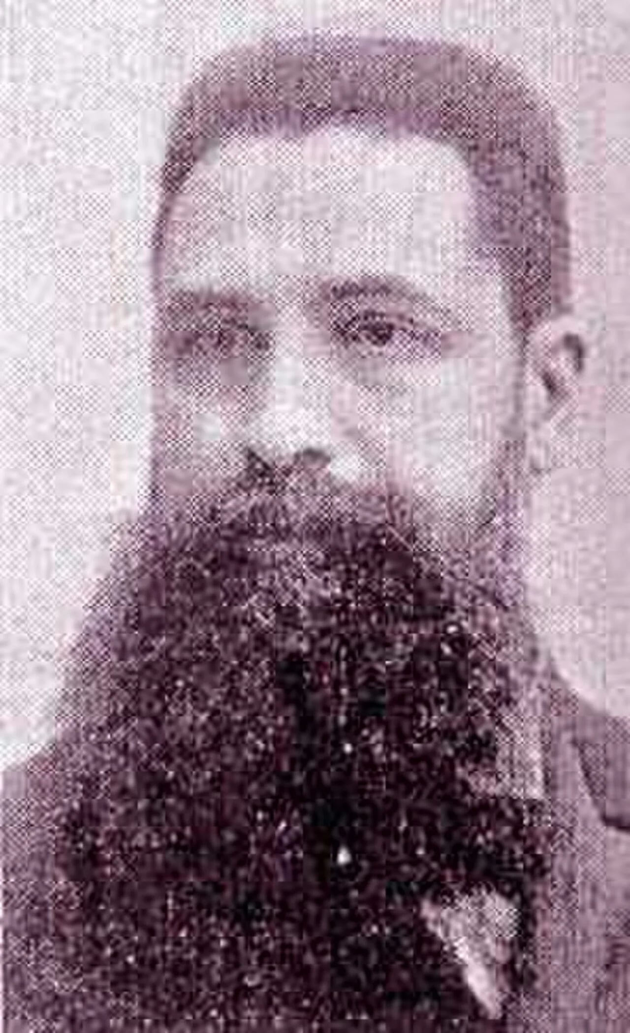 Porträt von Antonio Hernández Fajarnés (1851–1909) – Gedenkseite