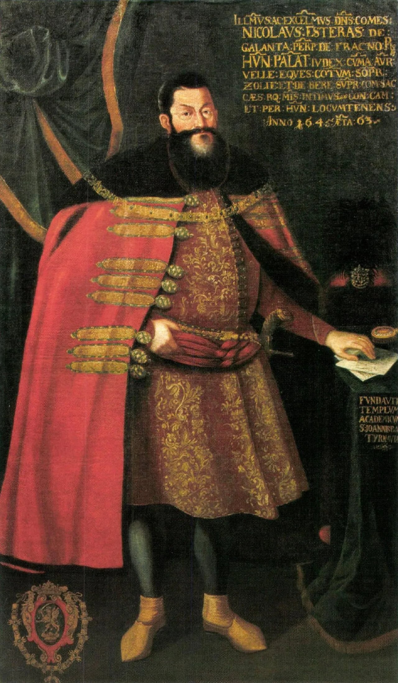 Porträt von Nikolaus Esterházy (1583–1645) – Gedenkseite