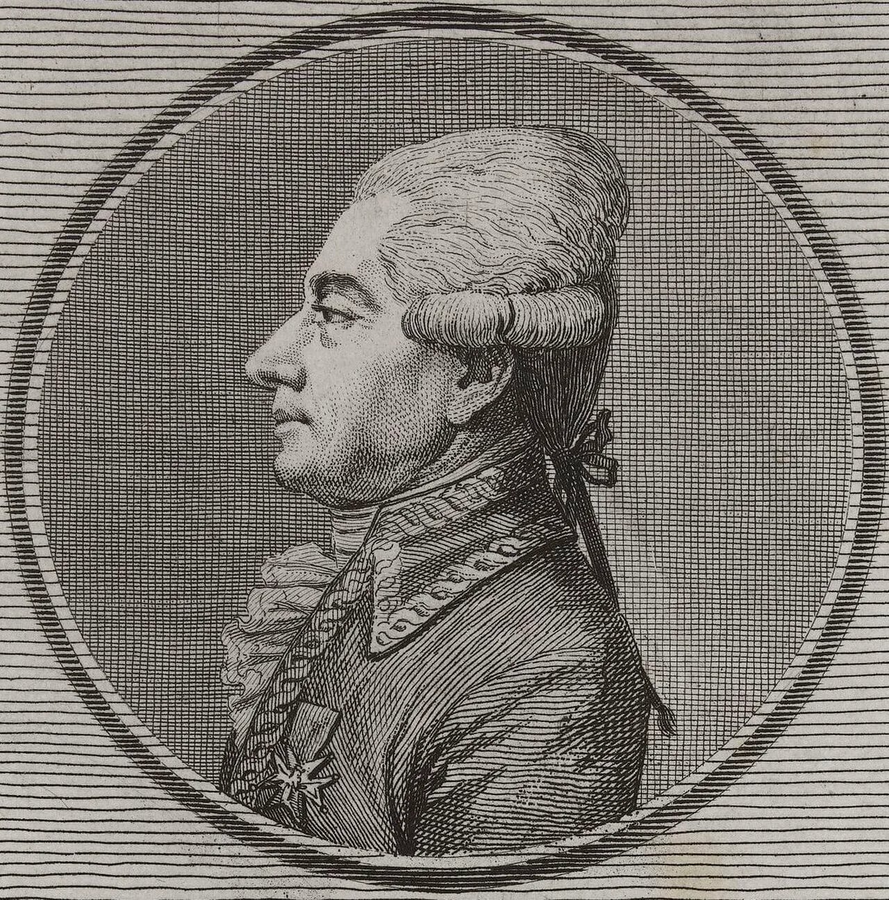 Porträt von Michel, Joseph De Vialis (1729–1802) – Gedenkseite