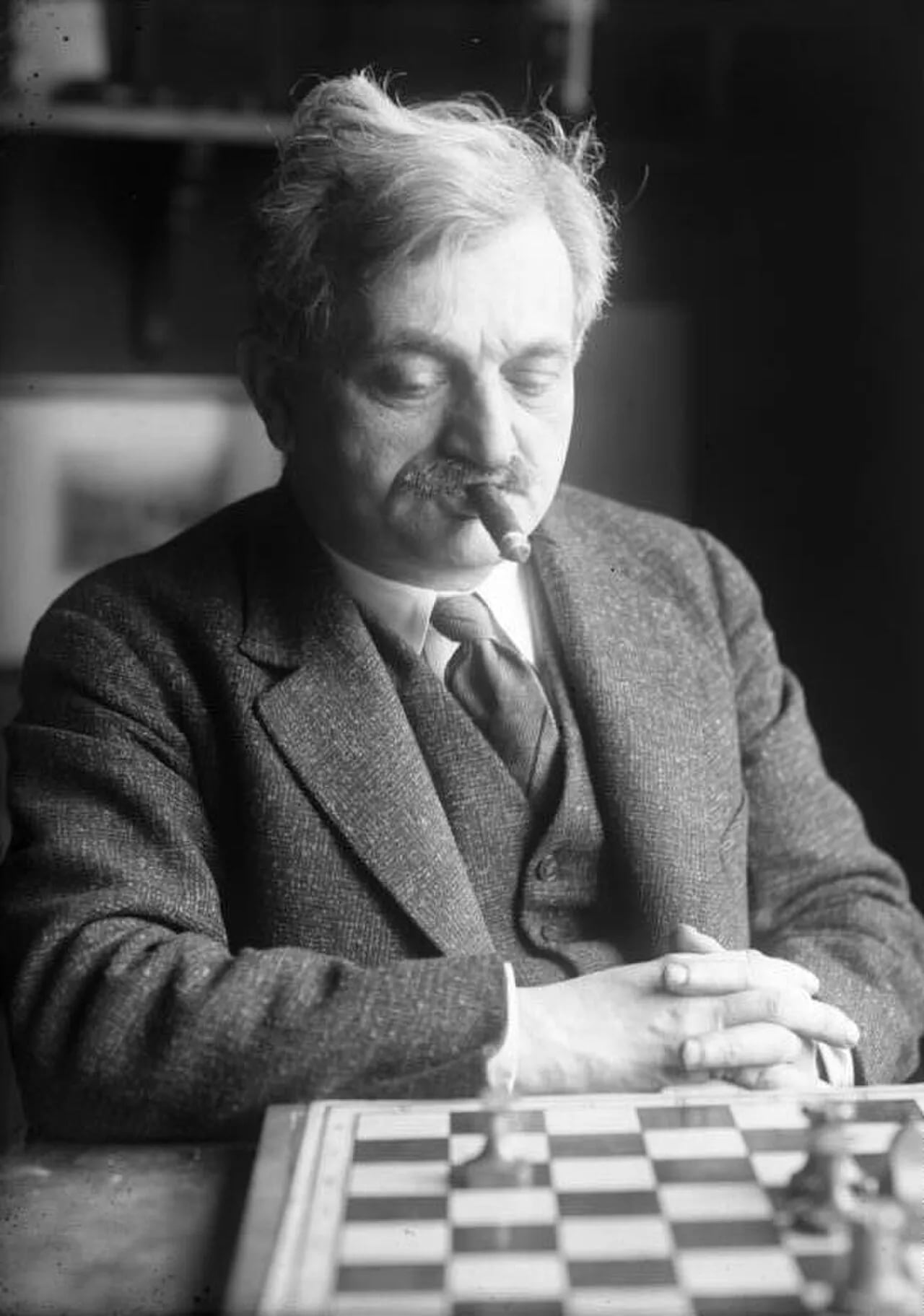 Portrait of Emanuel Lasker (1868–1941) – memorial page