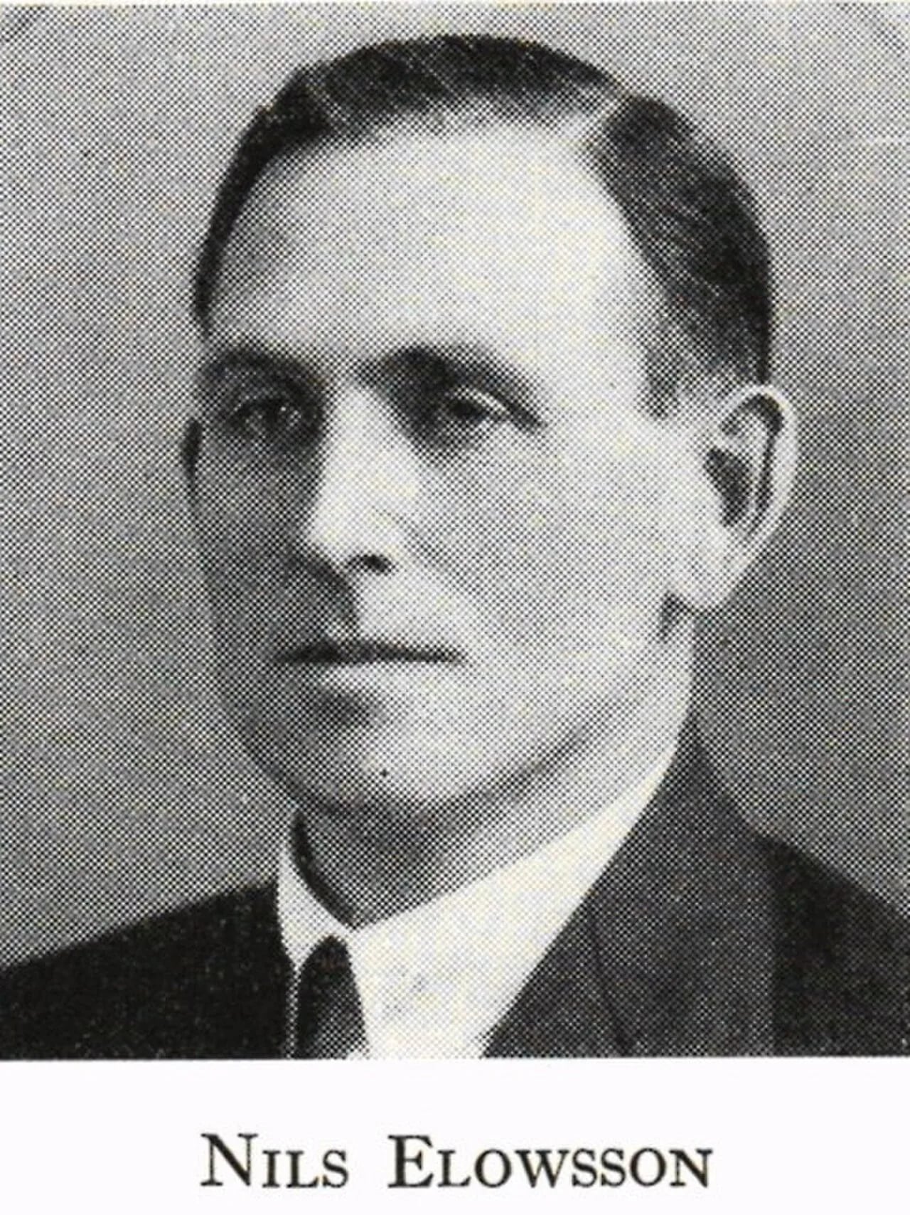 Porträt von Nils Elowsson (1890–1999) – Gedenkseite