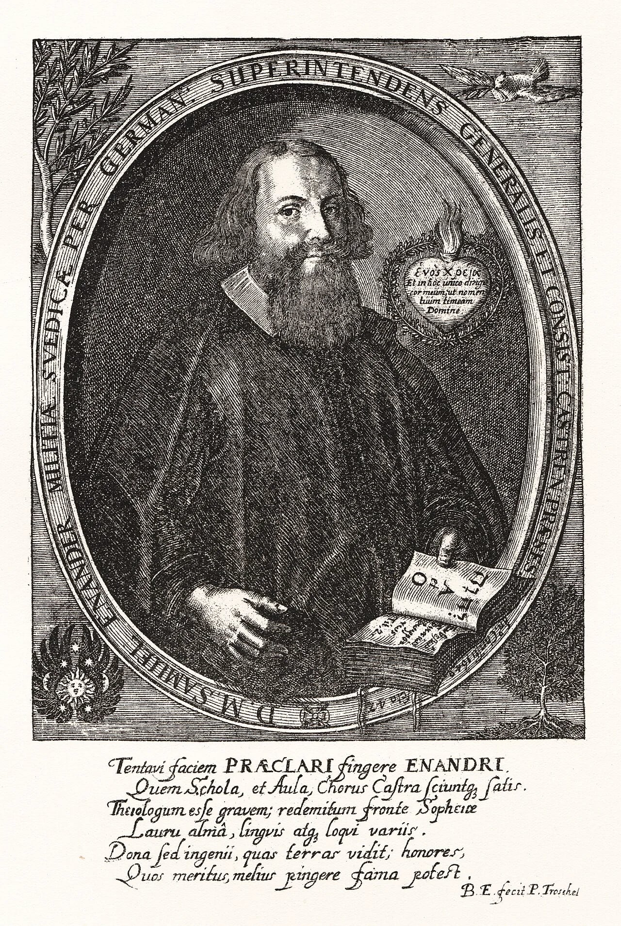Portrait of Samuel Nicolai Enander (1607–1670) – memorial page