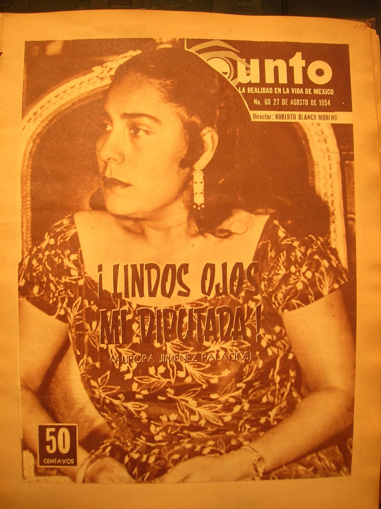 Porträt von Aurora Jiménez de Palacios (1925–1958) – Gedenkseite