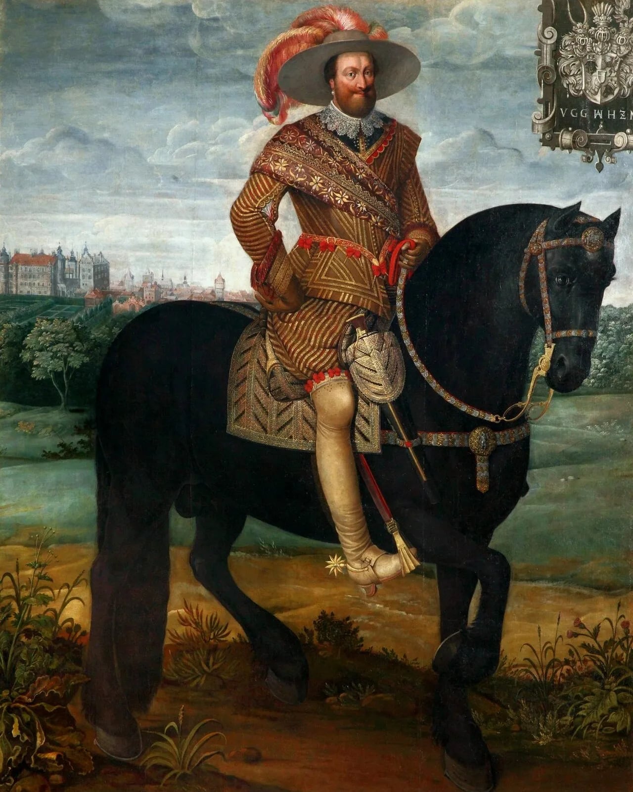 Porträt von Johann Albrecht II. (1590–1636) – Gedenkseite