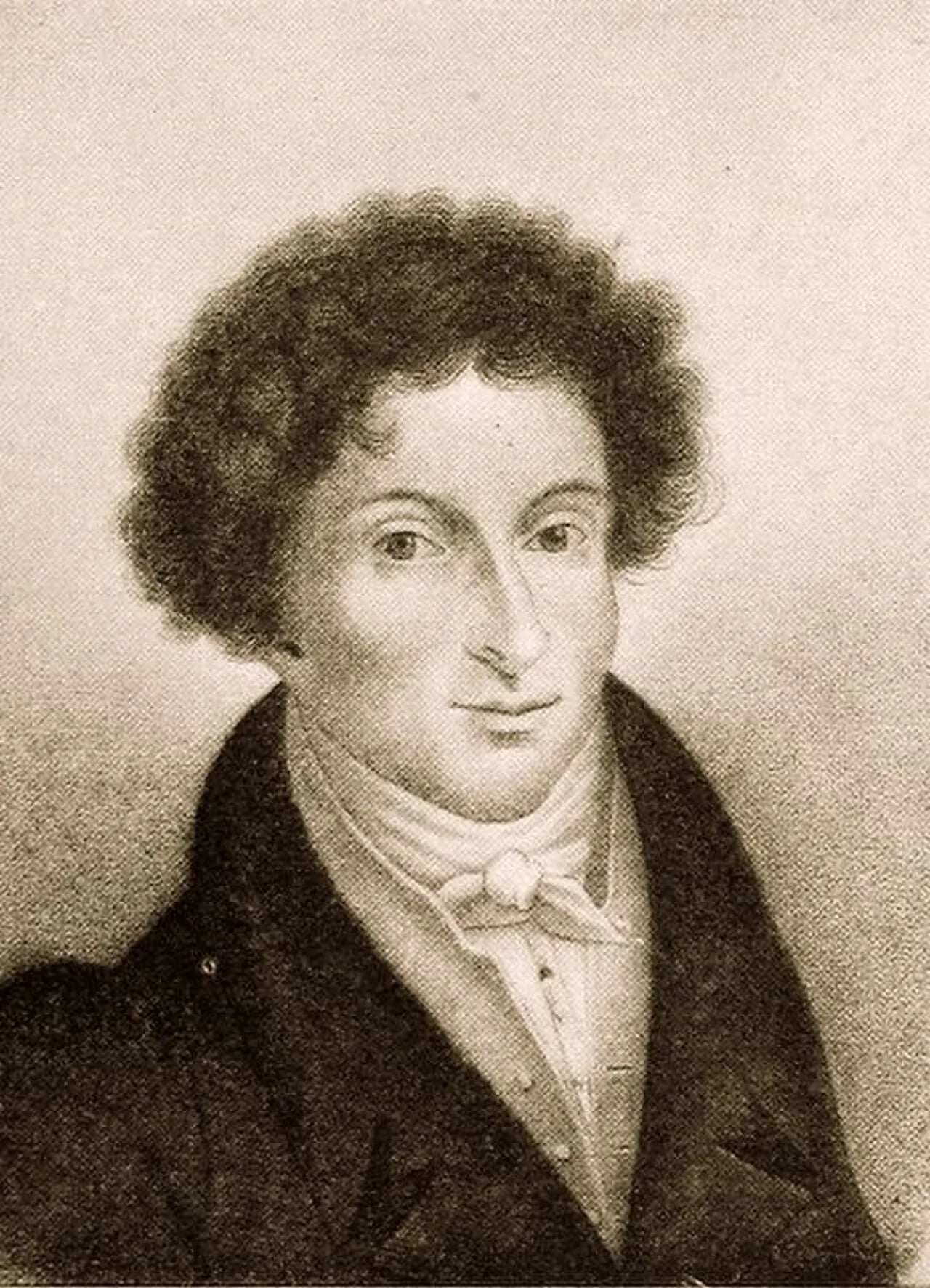Porträt von Francesco Morlacchi (1784–1841) – Gedenkseite