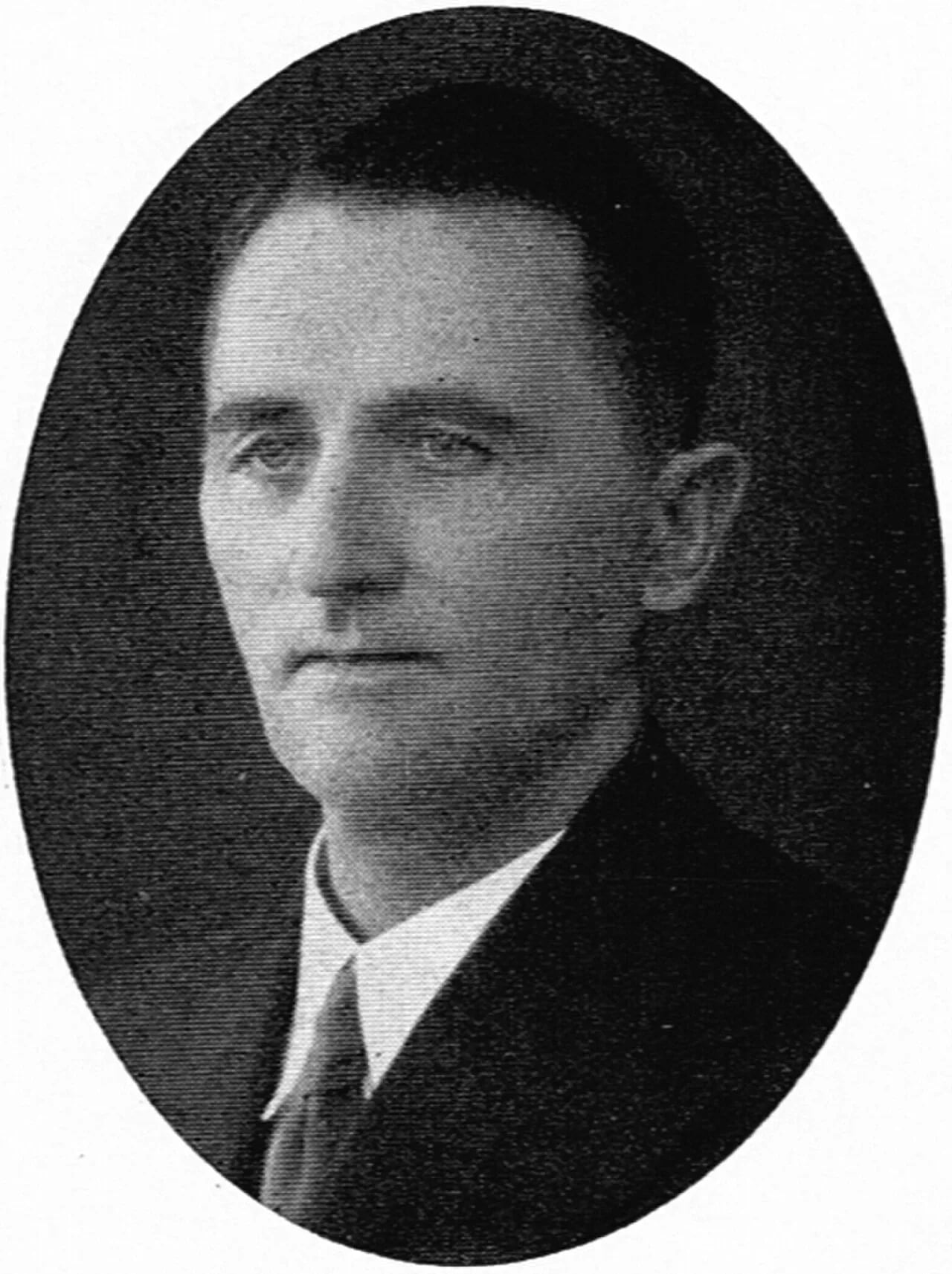 Portrait of Evald Ericsson (1883–1970) – memorial page