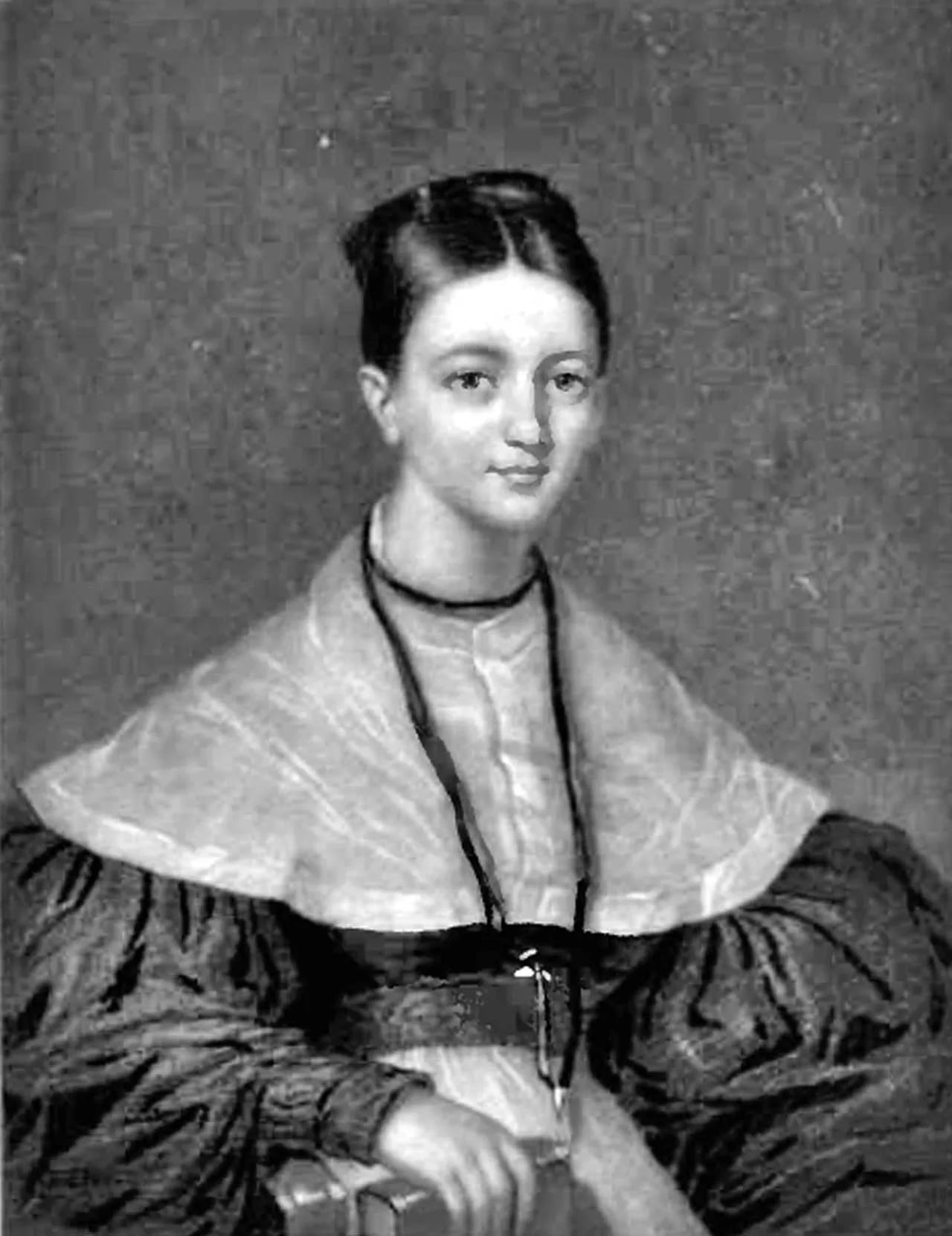 Portrait of Henrietta Hall Shuck (1817–1844) – memorial page