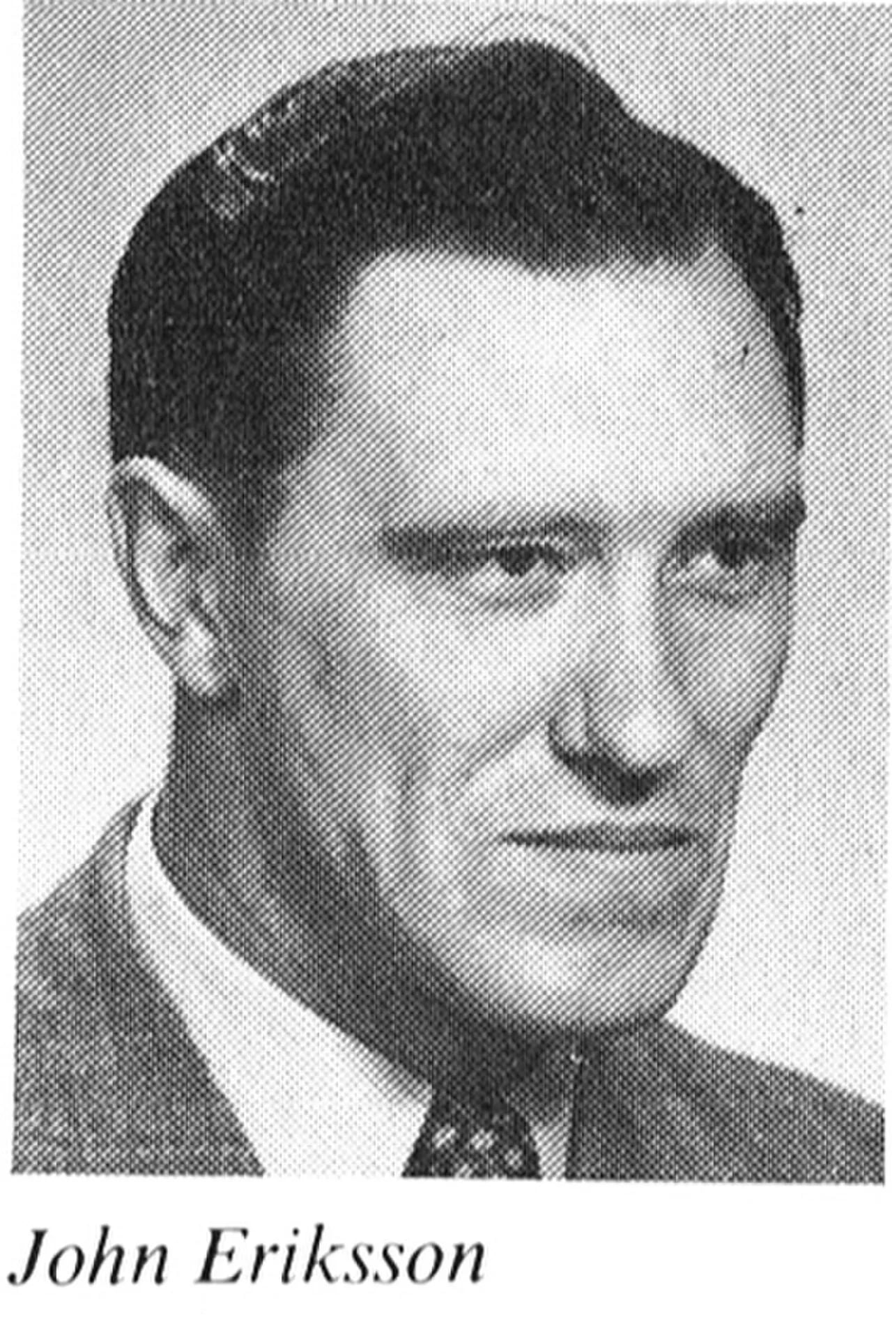 Portrait of John Eriksson i Bäckmora (1915–1974) – memorial page