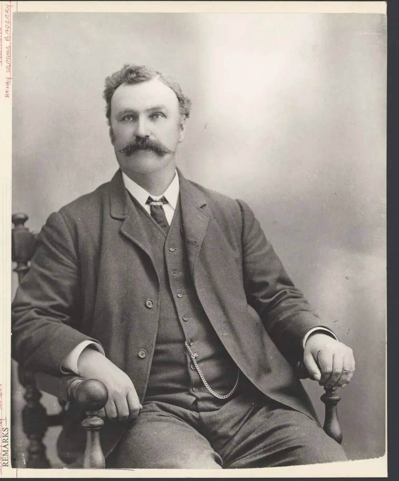 Porträt von Henry Badgery (1840–1917) – Gedenkseite