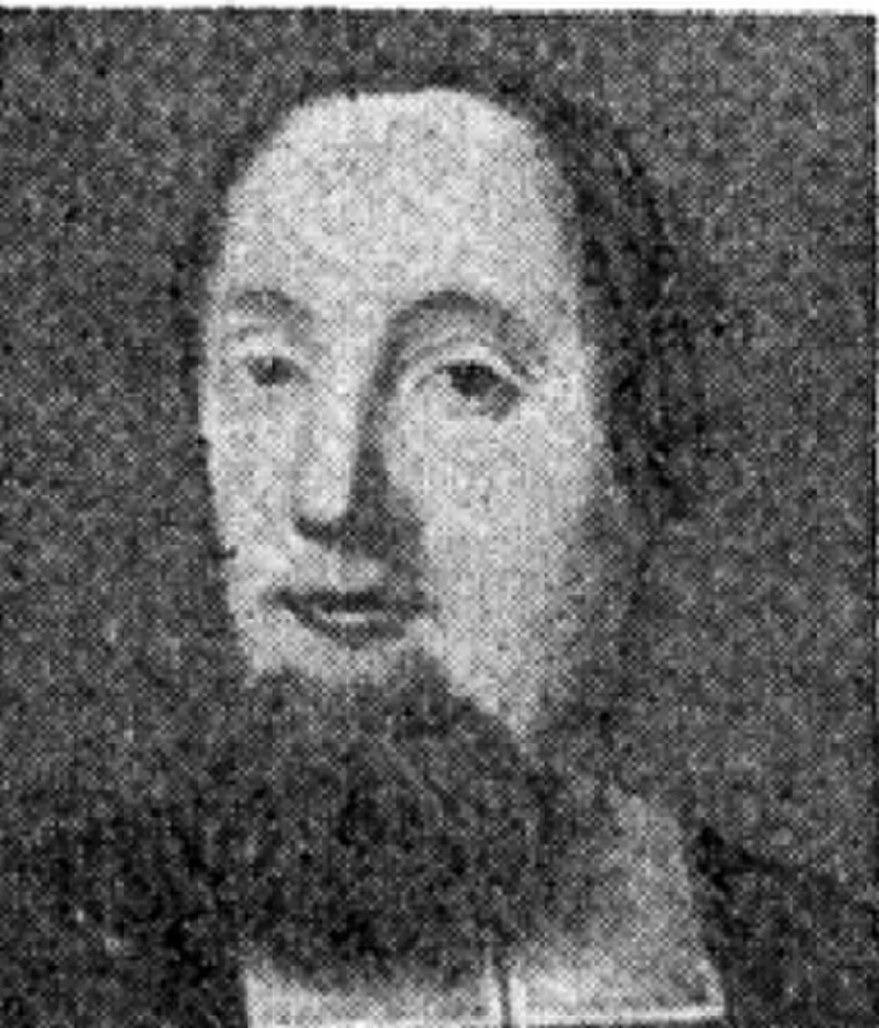 Porträt von Zacharias Esberg (1666–1708) – Gedenkseite