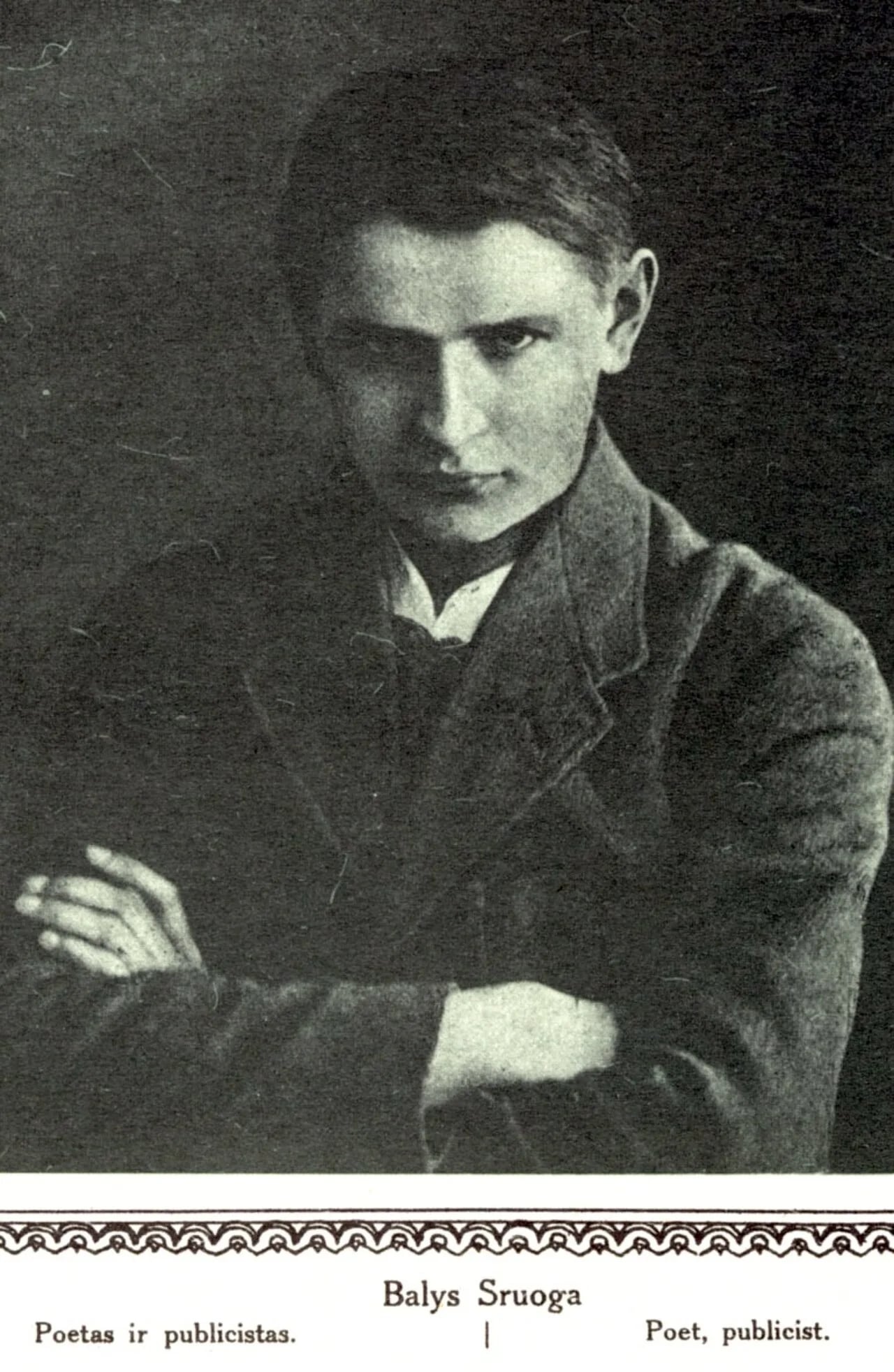 Portrait of Balys Sruoga (1896–1947) – memorial page
