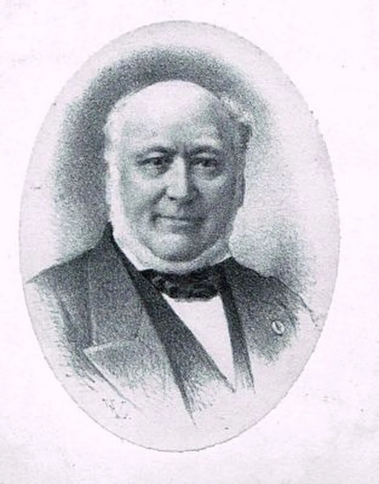 Porträt von Jean van Ackere (1805–1884) – Gedenkseite
