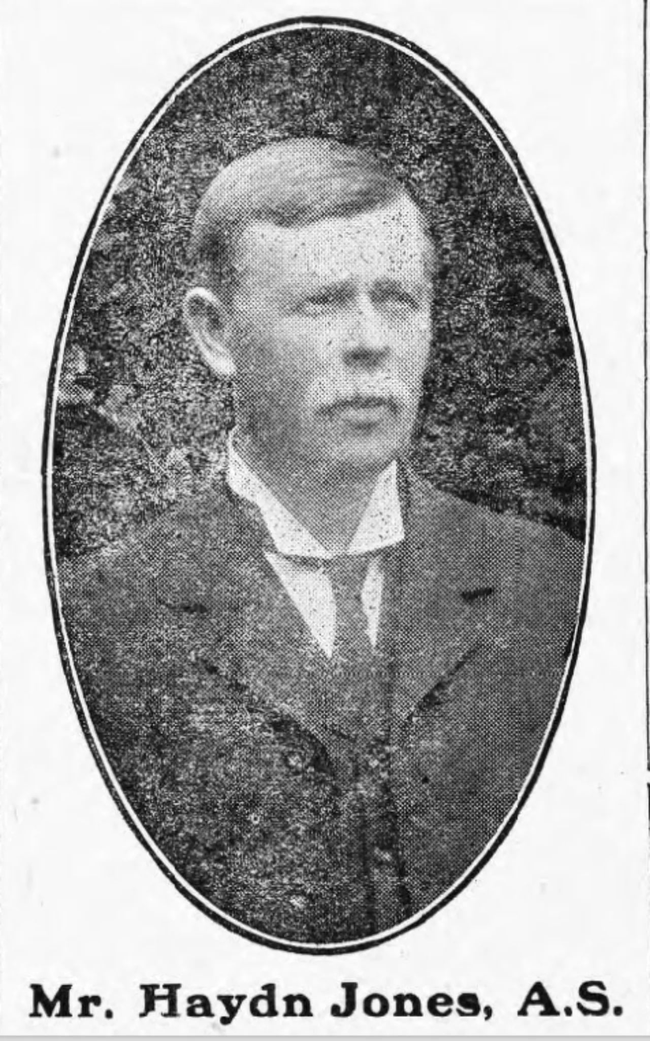 Porträt von Henry Haydn Jones (1863–1950) – Gedenkseite