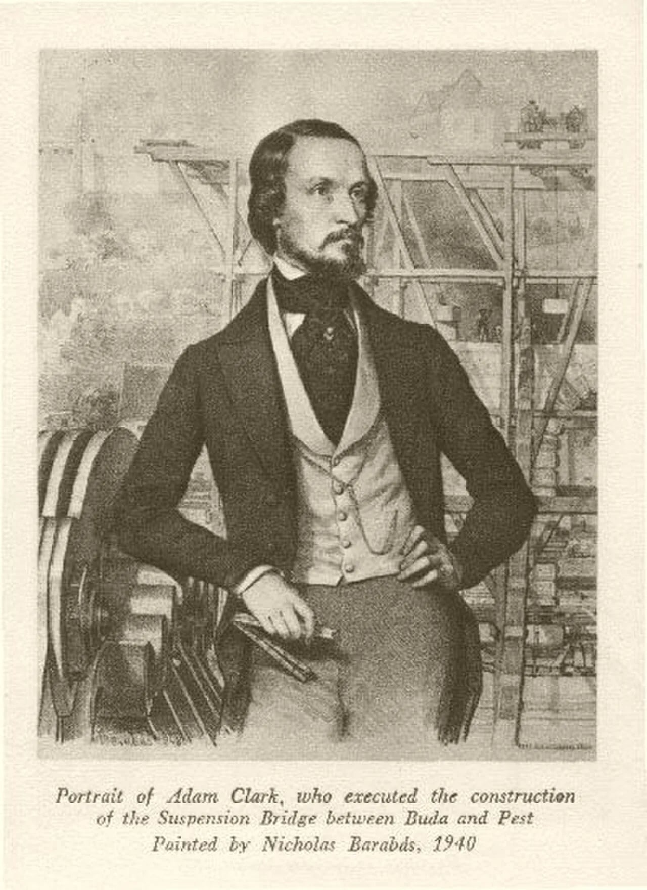 Porträt von Adam Clark (1811–1866) – Gedenkseite