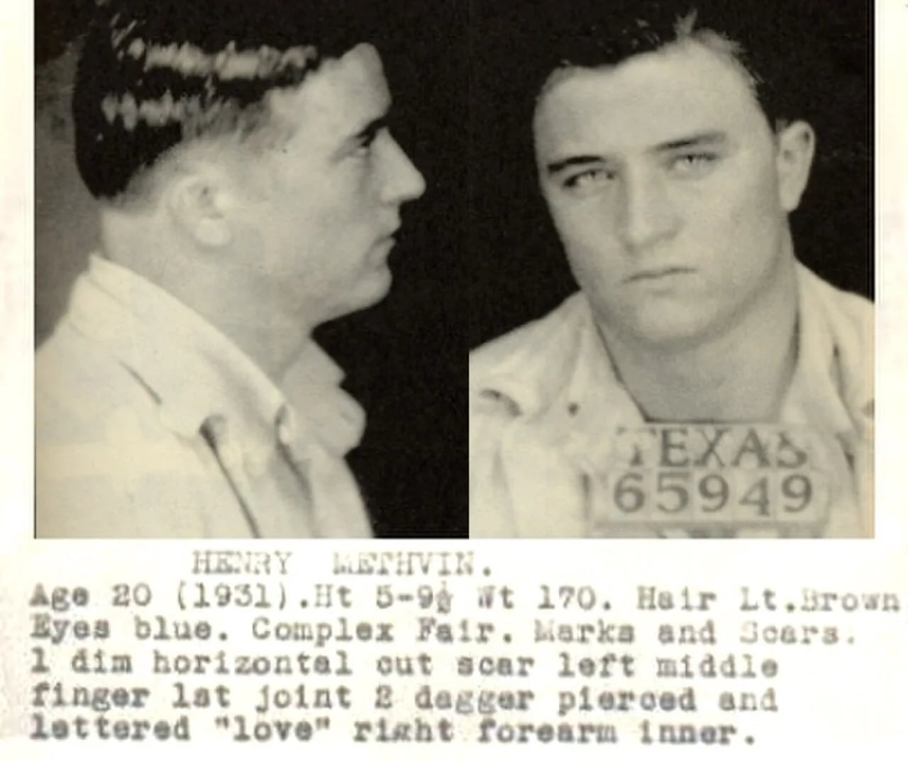 Portrait of Henry Methvin (1912–1948) – memorial page